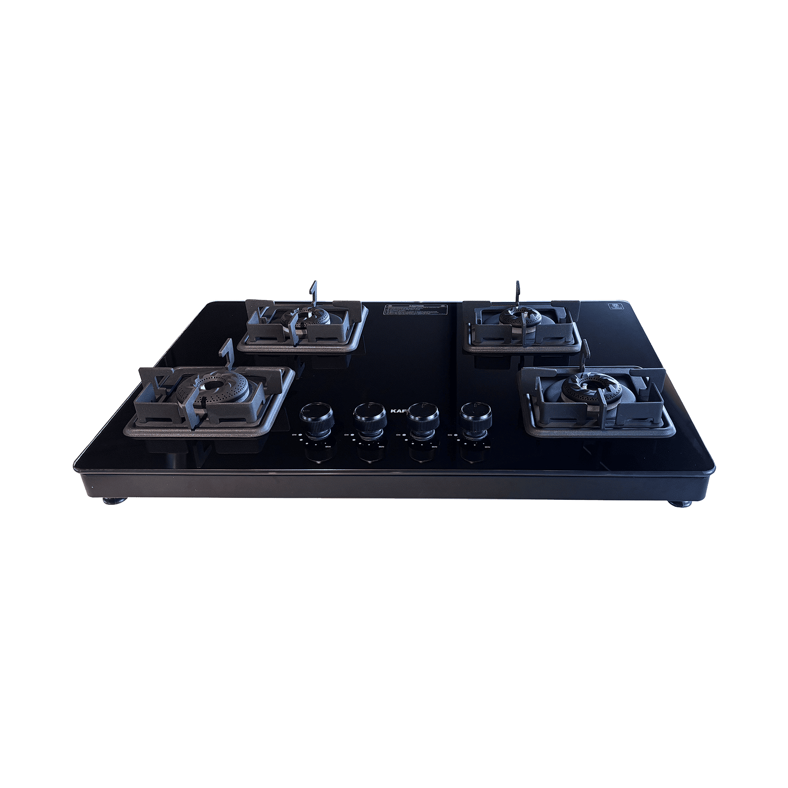 KAFF CTH754BAI Toughened Glass Top 4 Burner Automatic Gas Stove (Anti-Grip Knobs, Matte Black) KAFF CTH754BAI Toughened Glass Top 4 Burner Automatic Gas Stove (Anti-Grip Knobs, Matte Black)_6