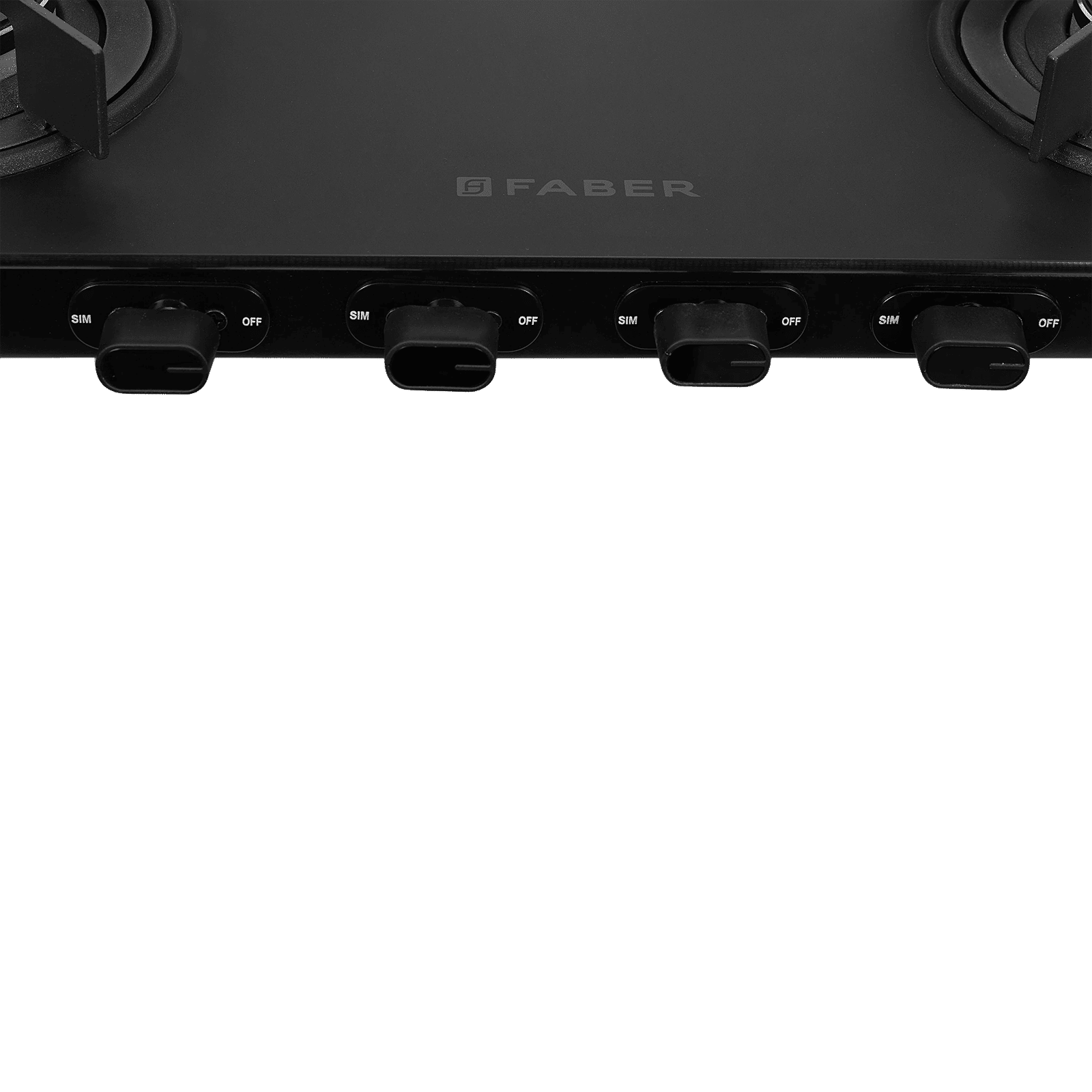FABER NEBULA Glass Top 4 Burner Manual Gas Stove (Matt Finish, Black) FABER NEBULA Glass Top 4 Burner Manual Gas Stove (Matt Finish, Black)_5
