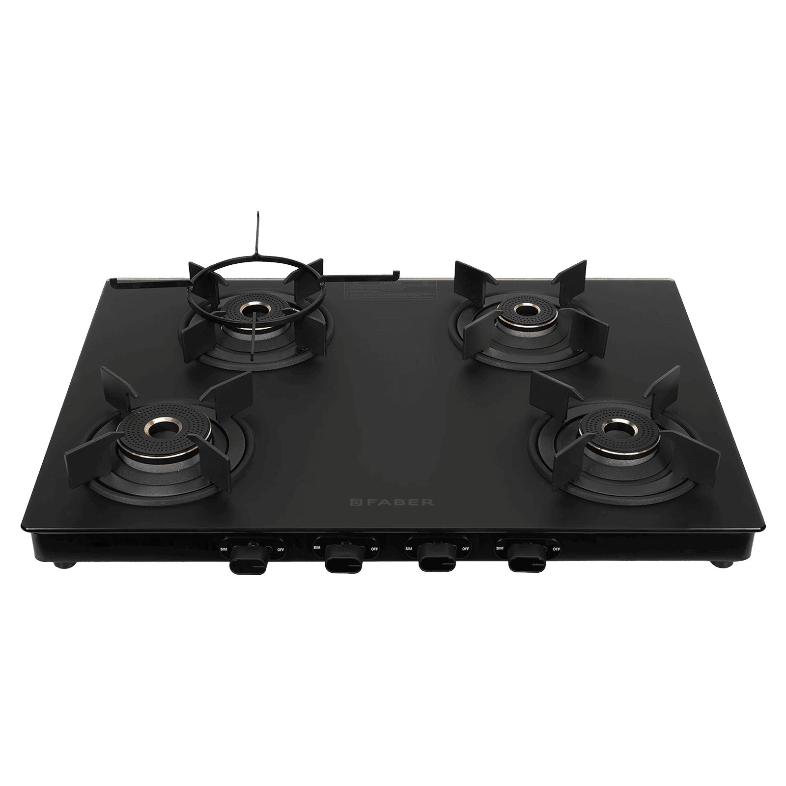 FABER NEBULA Glass Top 4 Burner Manual Gas Stove (Matt Finish, Black) FABER NEBULA Glass Top 4 Burner Manual Gas Stove (Matt Finish, Black)_7