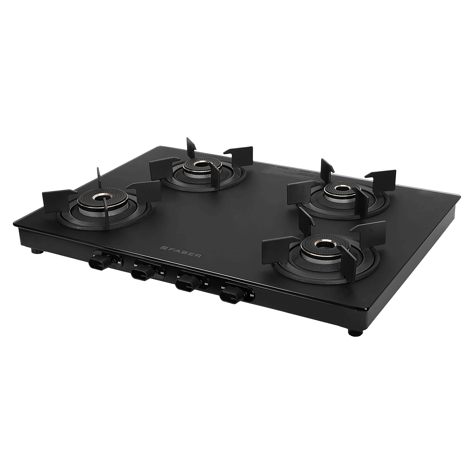FABER NEBULA Glass Top 4 Burner Manual Gas Stove (Matt Finish, Black) FABER NEBULA Glass Top 4 Burner Manual Gas Stove (Matt Finish, Black)_10