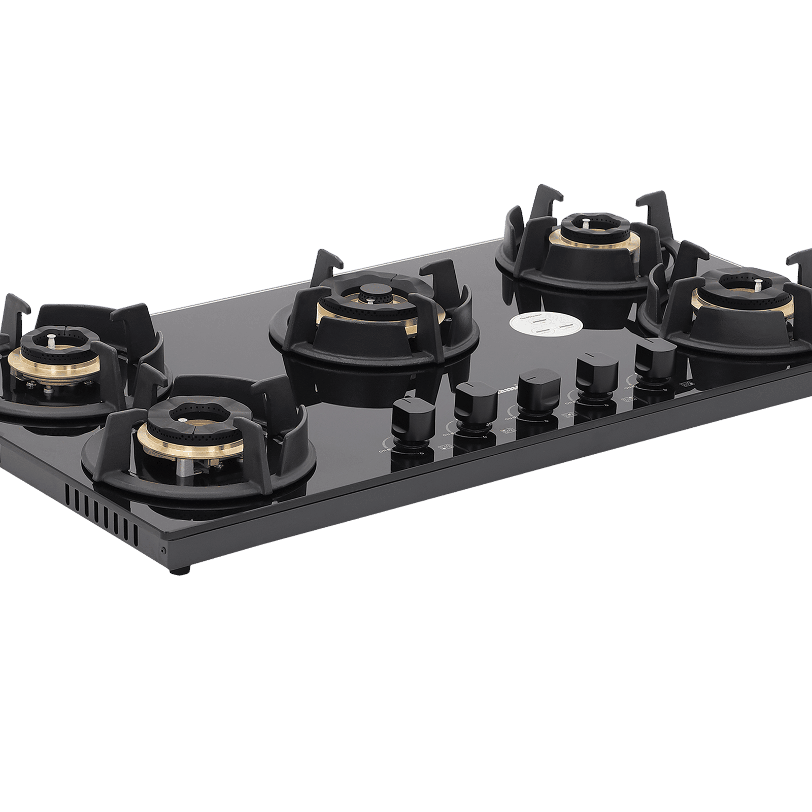 Sunflame SHA 586 UBR Toughened Glass Top 5 Burner Automatic Hob (Cast Iron Pan Supports, Black) Sunflame SHA 586 UBR Toughened Glass Top 5 Burner Automatic Hob (Cast Iron Pan Supports, Black)_8