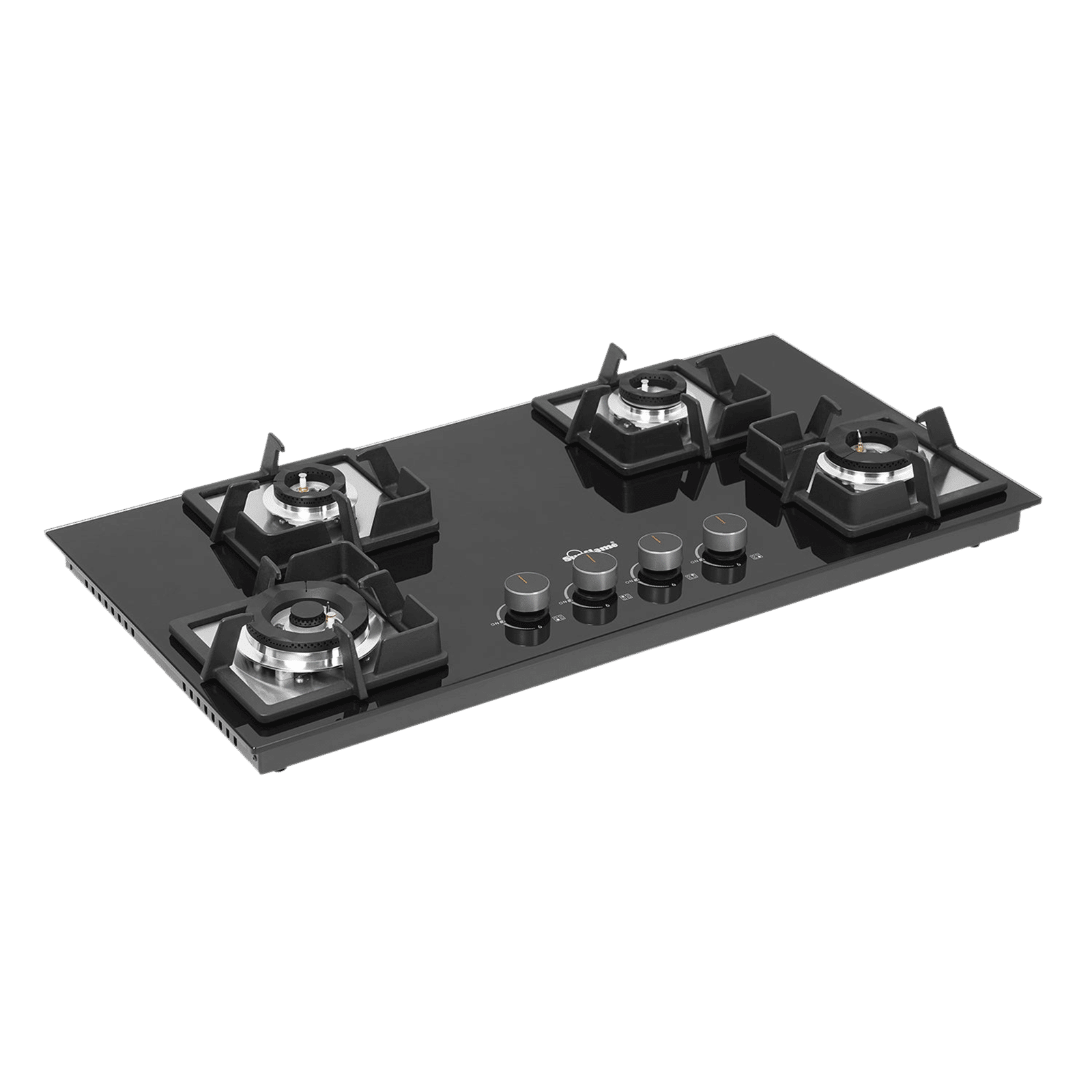 Sunflame SHA 486 PHS Toughened Glass Top 4 Burner Automatic Hob (Flame Failure Device, Black) Sunflame SHA 486 PHS Toughened Glass Top 4 Burner Automatic Hob (Flame Failure Device, Black)_4