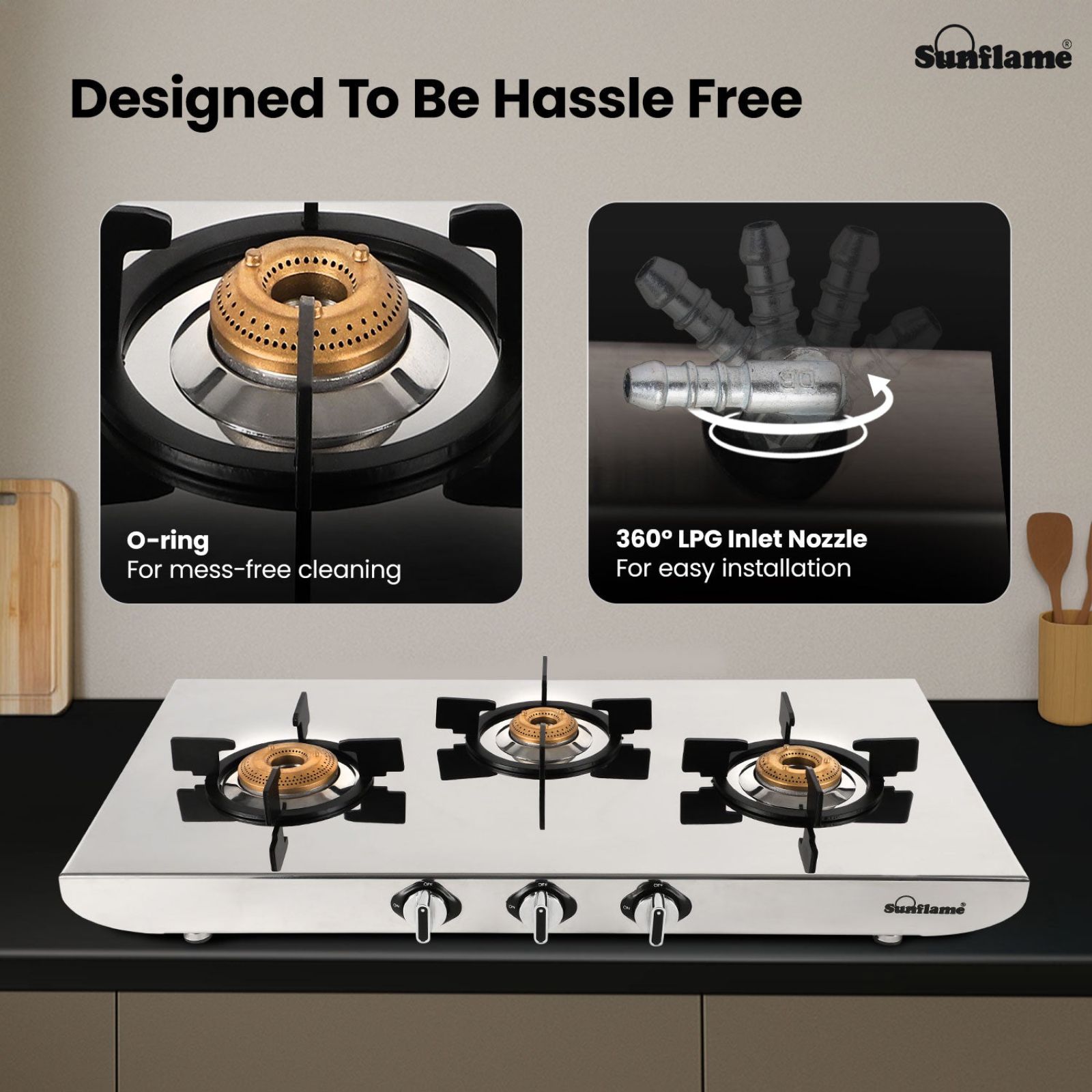 Sunflame SSH 2MM G/S 3 Burner Manual Gas Stove (ISI Certified, Silver)_9