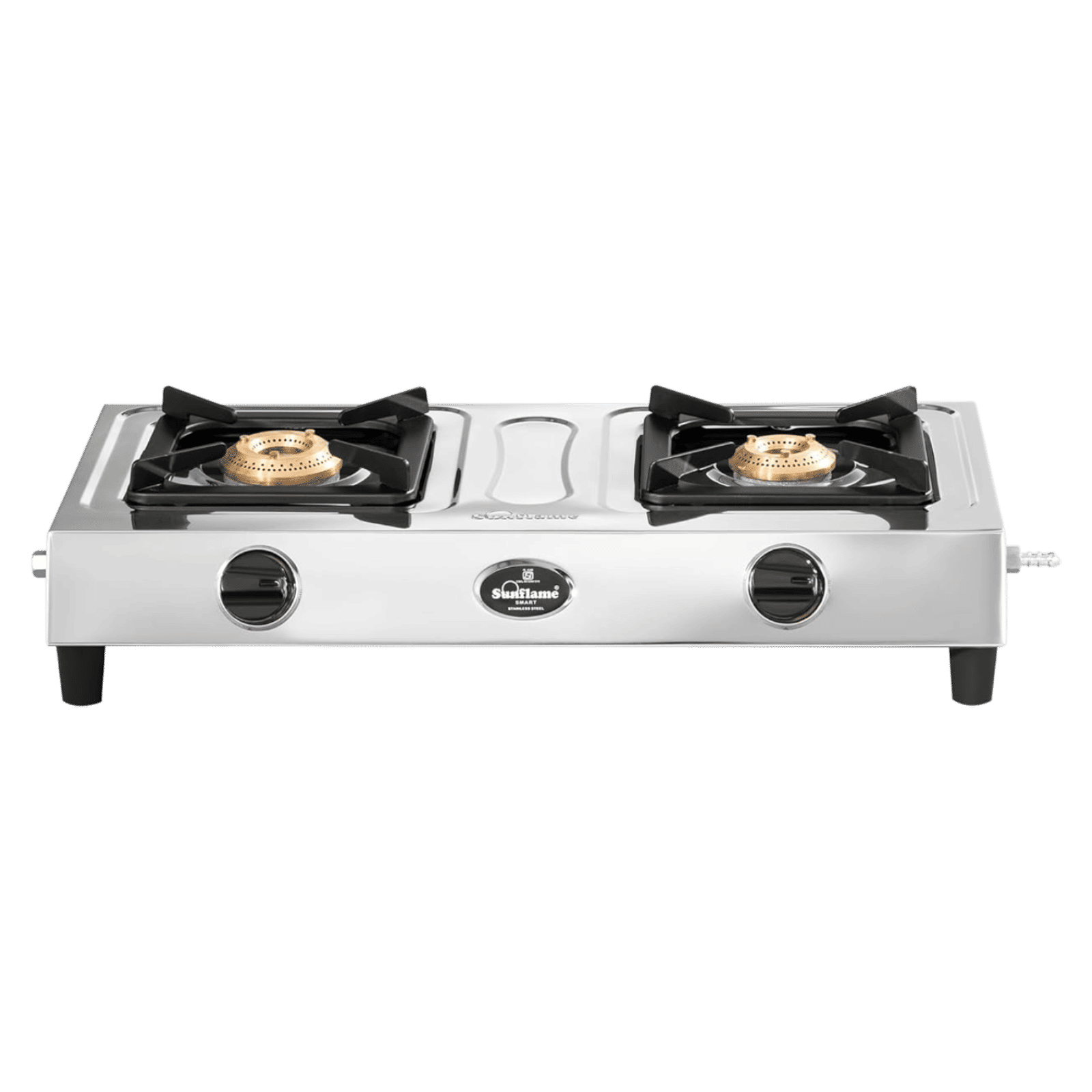 Sunflame SMART 2 Burner Manual Gas Stove (ISI Certified, Silver) Sunflame SMART 2 Burner Manual Gas Stove (ISI Certified, Silver)_1
