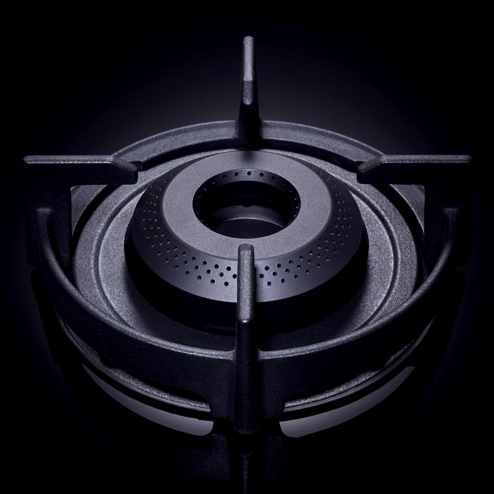 elica FLEXI 460 LOTUS IND HD BRASS Toughened Glass Top 4 Burner Automatic Hob (Cast Iron Pan Support with Heat Guard, Black) elica FLEXI 460 LOTUS IND HD BRASS Toughened Glass Top 4 Burner Automatic Hob (Cast Iron Pan Support with Heat Guard, Black)_4