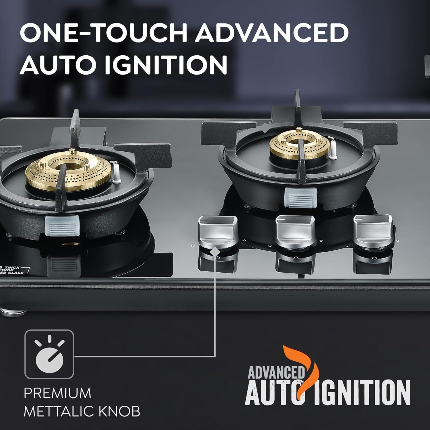 Prestige Svachh Efficia-03 AI Toughened Glass Top 3 Burner Automatic Hob (One-Touch Advanced Auto Ignition, Black) Prestige Svachh Efficia-03 AI Toughened Glass Top 3 Burner Automatic Hob (One-Touch Advanced Auto Ignition, Black)_8