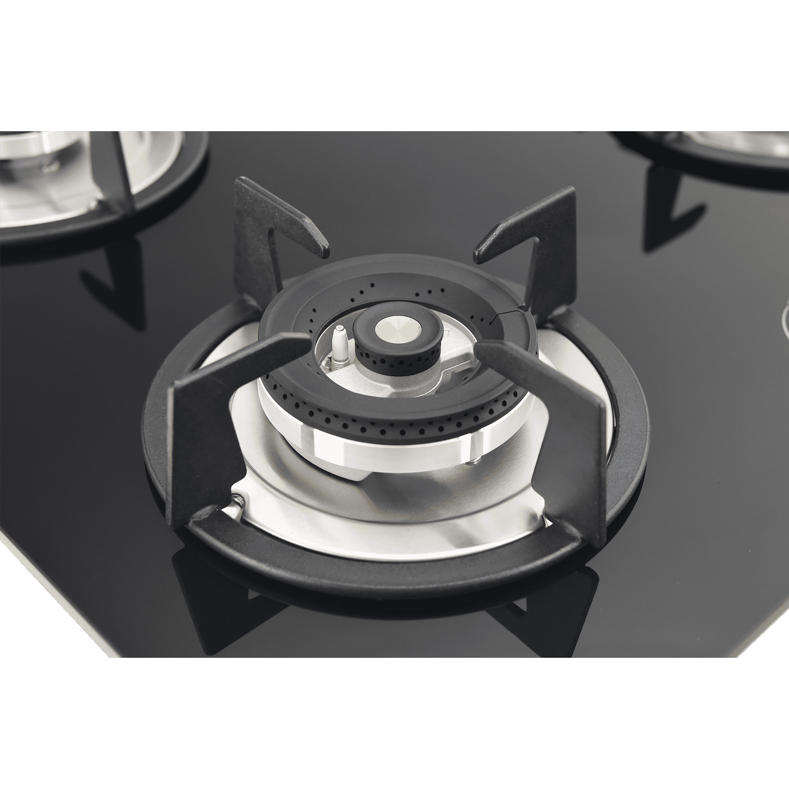 Livpure Ignis Toughened Glass Top 4 Burner Automatic Gas Hob (Ergonomic Knobs, Black) Livpure Ignis Toughened Glass Top 4 Burner Automatic Gas Hob (Ergonomic Knobs, Black)_8