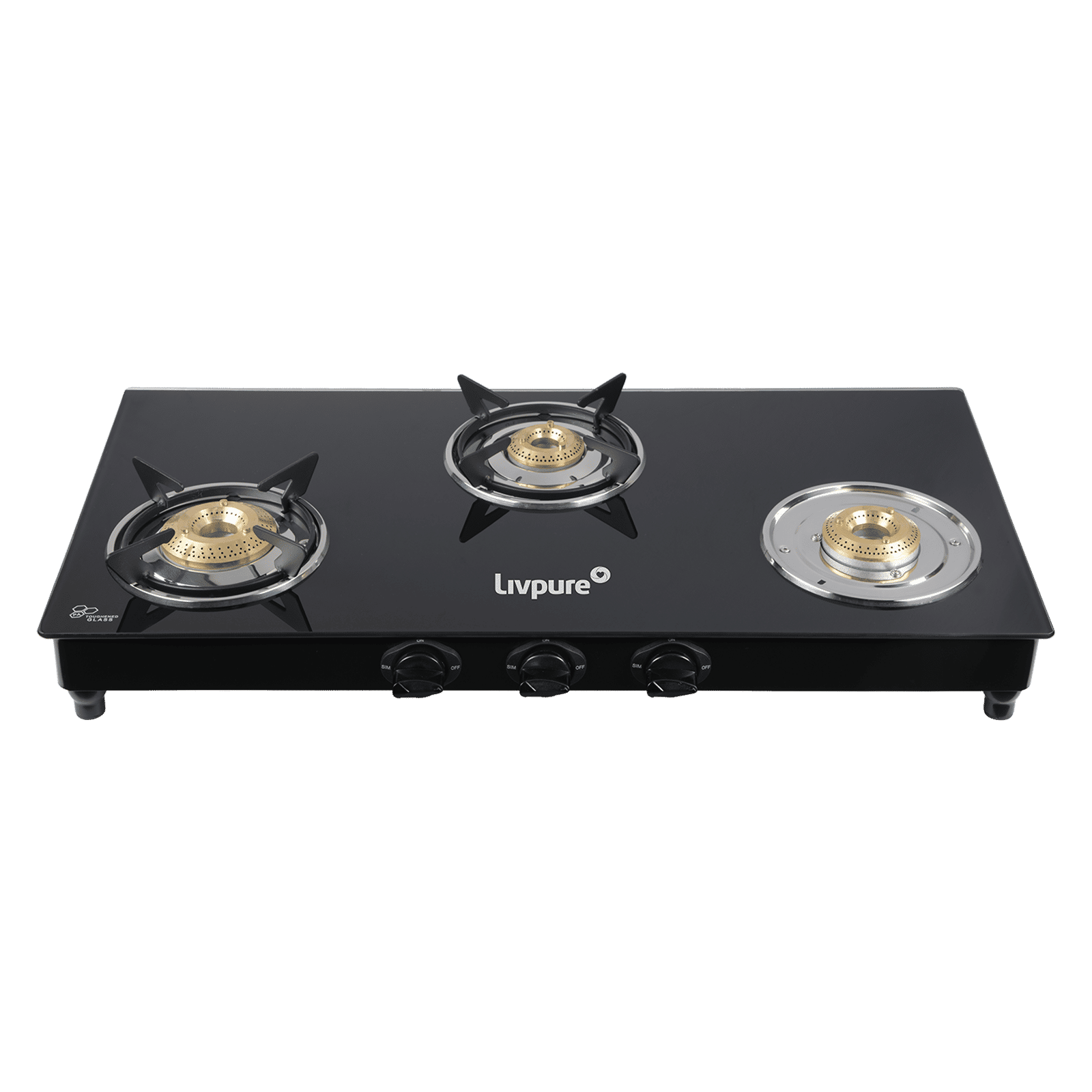 Livpure Nebula Toughened Glass Top 3 Burner Manual Gas Stove (Ergonomic Knobs, Black)_10