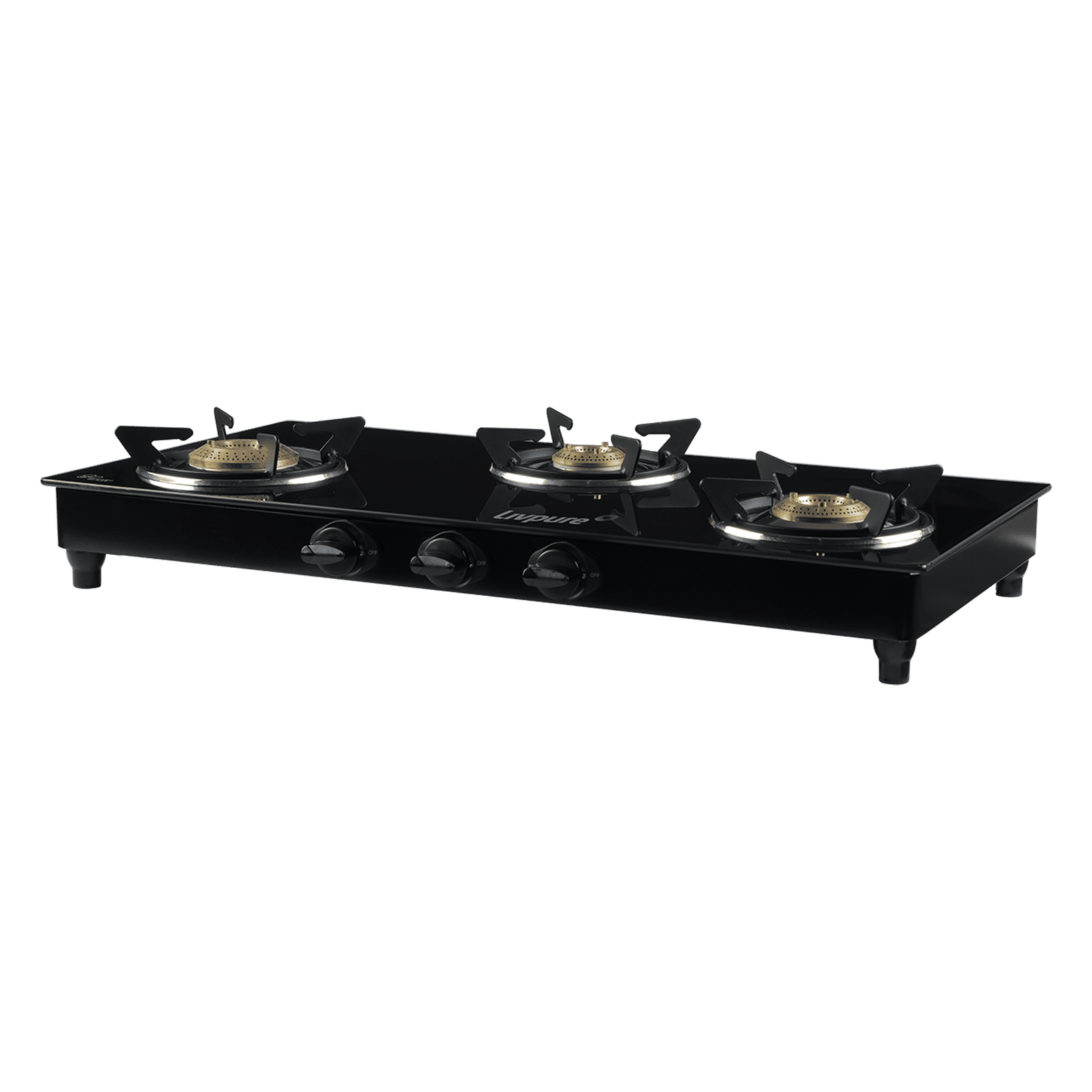 Livpure Nebula Toughened Glass Top 3 Burner Manual Gas Stove (Ergonomic Knobs, Black)_11