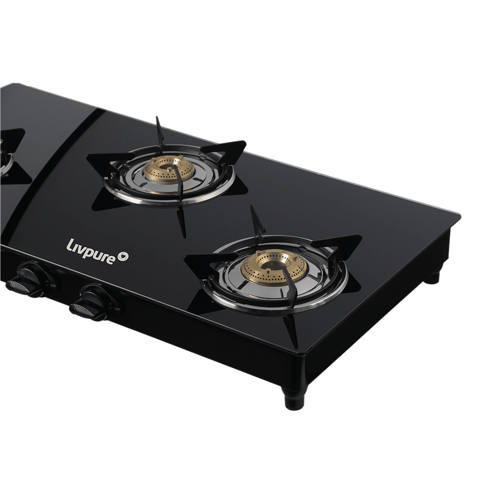 Livpure Nebula Toughened Glass Top 3 Burner Manual Gas Stove (Ergonomic Knobs, Black)_12