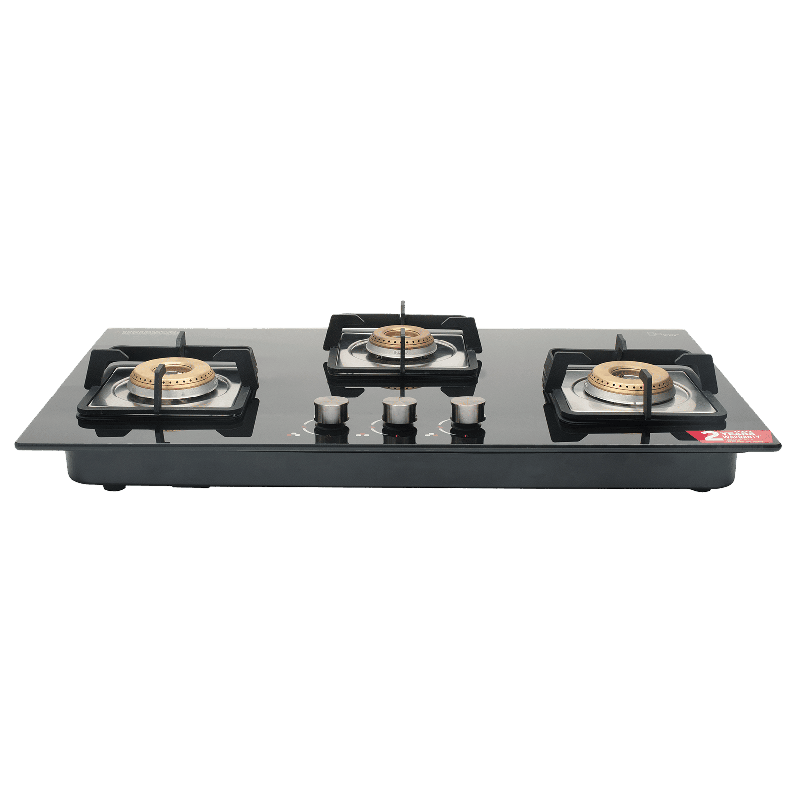 Kutchina STELLAR 3B Tempered Glass Top 3 Burner Automatic Hob (Euro Coated Thick Pan Support, Black) Kutchina STELLAR 3B Tempered Glass Top 3 Burner Automatic Hob (Euro Coated Thick Pan Support, Black)_1