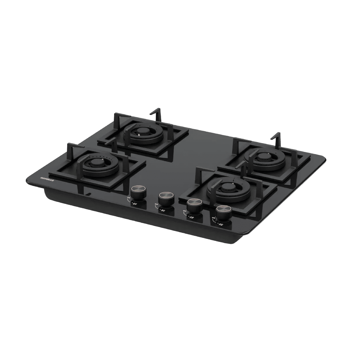 Havells Regio 4B 60 AI Auto Ignit Toughened Glass Top 4 Burner Automatic Hob (Ergonomically Designed Knob, Black)_4