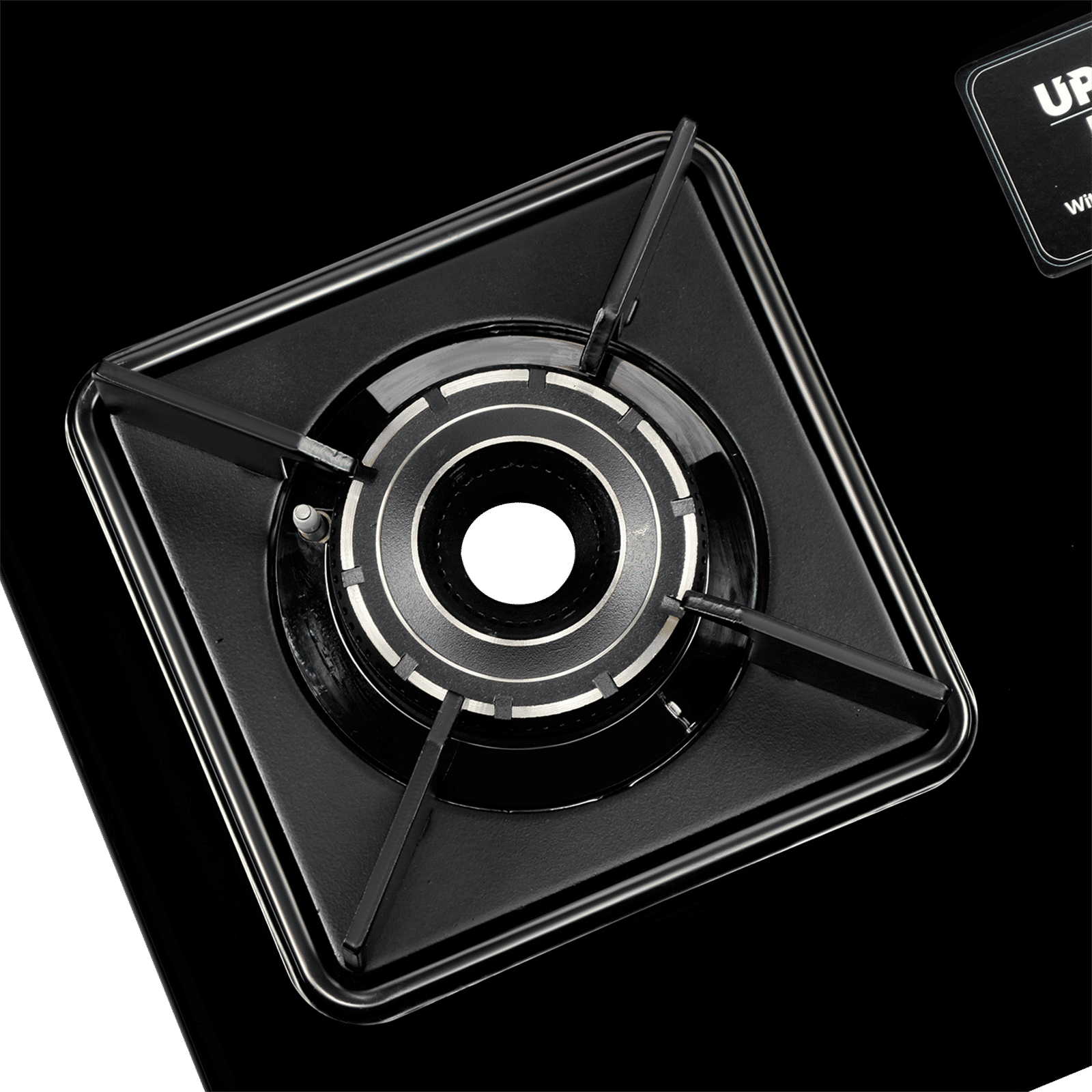Croma Toughened Glass Top 4 Burner Automatic Hob (360 Degree Revolving Nozzle, Black) Croma Toughened Glass Top 4 Burner Automatic Hob (360 Degree Revolving Nozzle, Black)_10