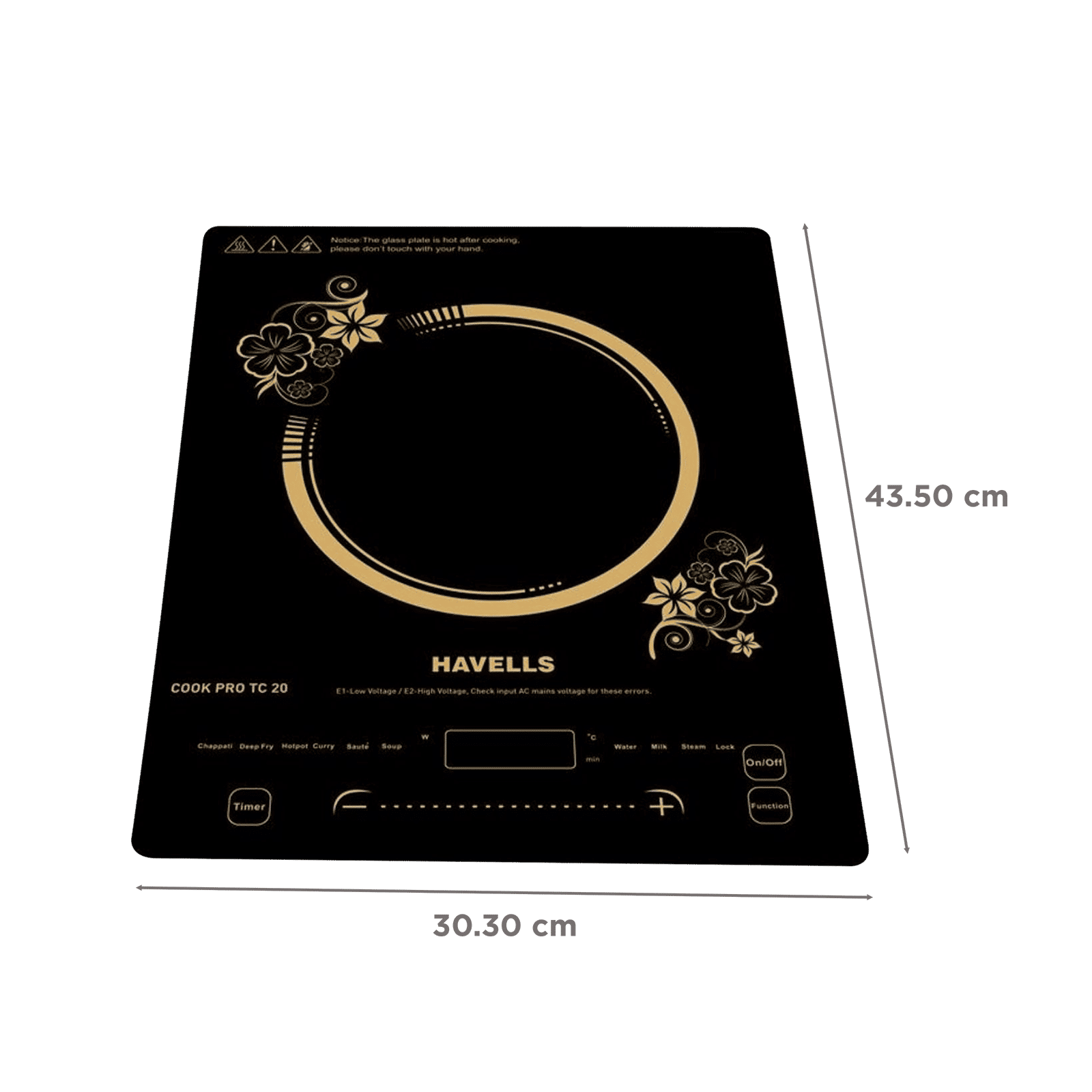 Havells Cook Pro TC 20 2000W Induction Cooktop with 9 Preset Menus_2