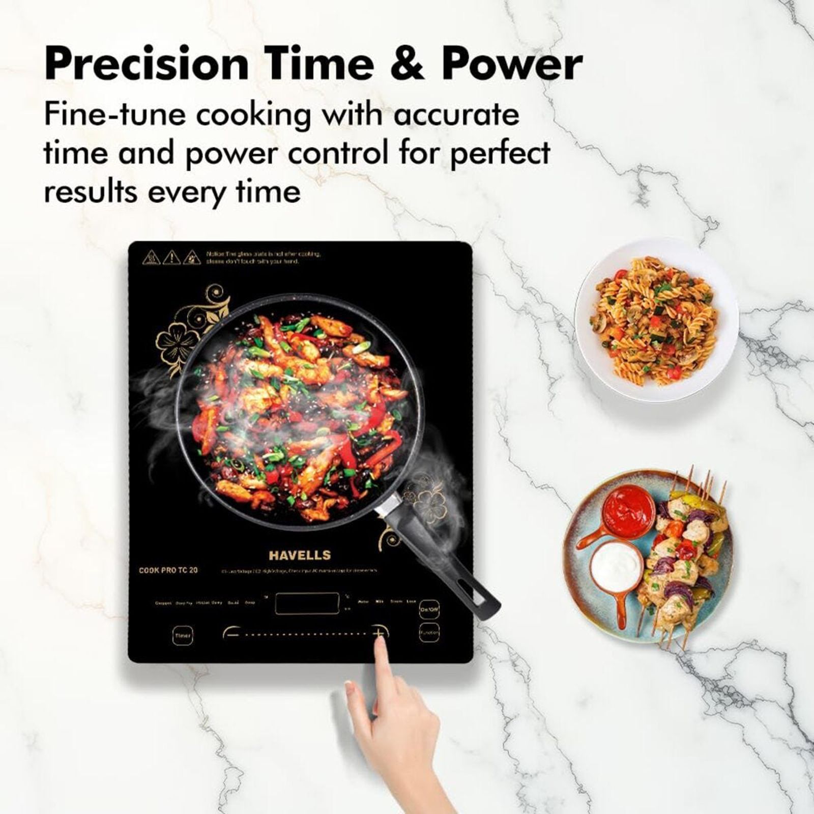 Havells Cook Pro TC 20 2000W Induction Cooktop with 9 Preset Menus Havells Cook Pro TC 20 2000W Induction Cooktop with 9 Preset Menus_3