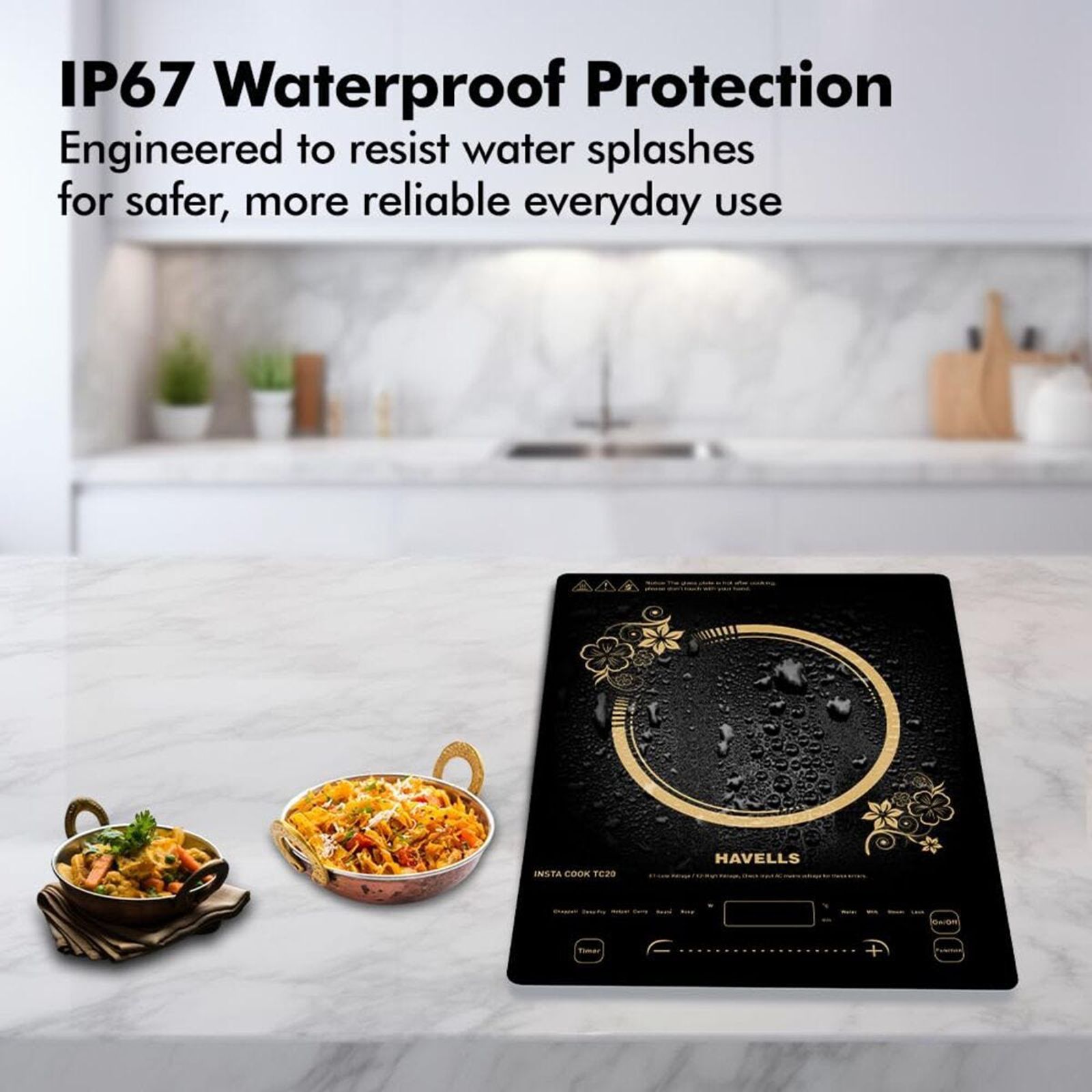 Havells Cook Pro TC 20 2000W Induction Cooktop with 9 Preset Menus Havells Cook Pro TC 20 2000W Induction Cooktop with 9 Preset Menus_5