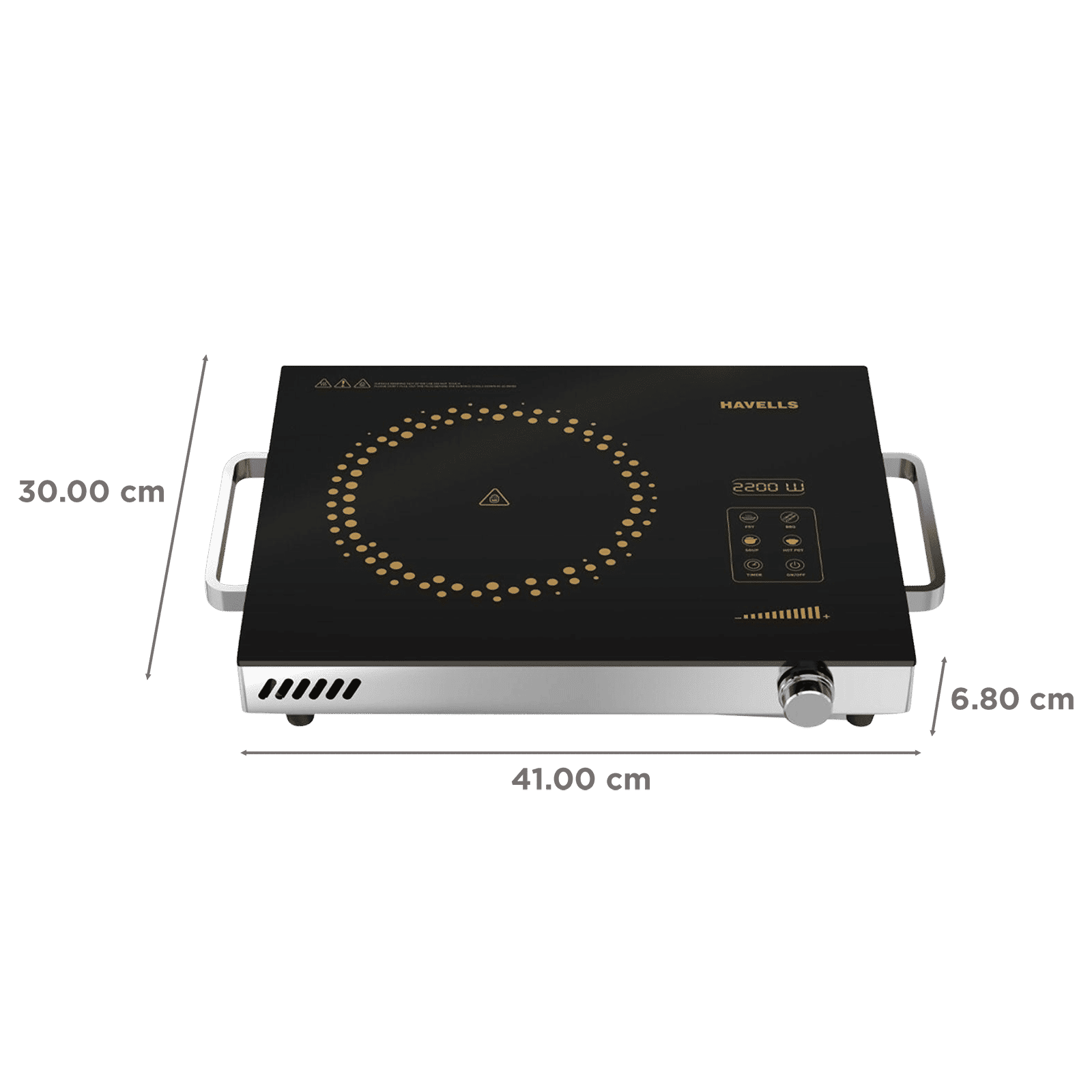 Havells GLO TC22 2200W Infrared Induction Cooktop with 4 Pre-Set Menus + 3 Hour Timer Havells GLO TC22 2200W Infrared Induction Cooktop with 4 Pre-Set Menus + 3 Hour Timer_2