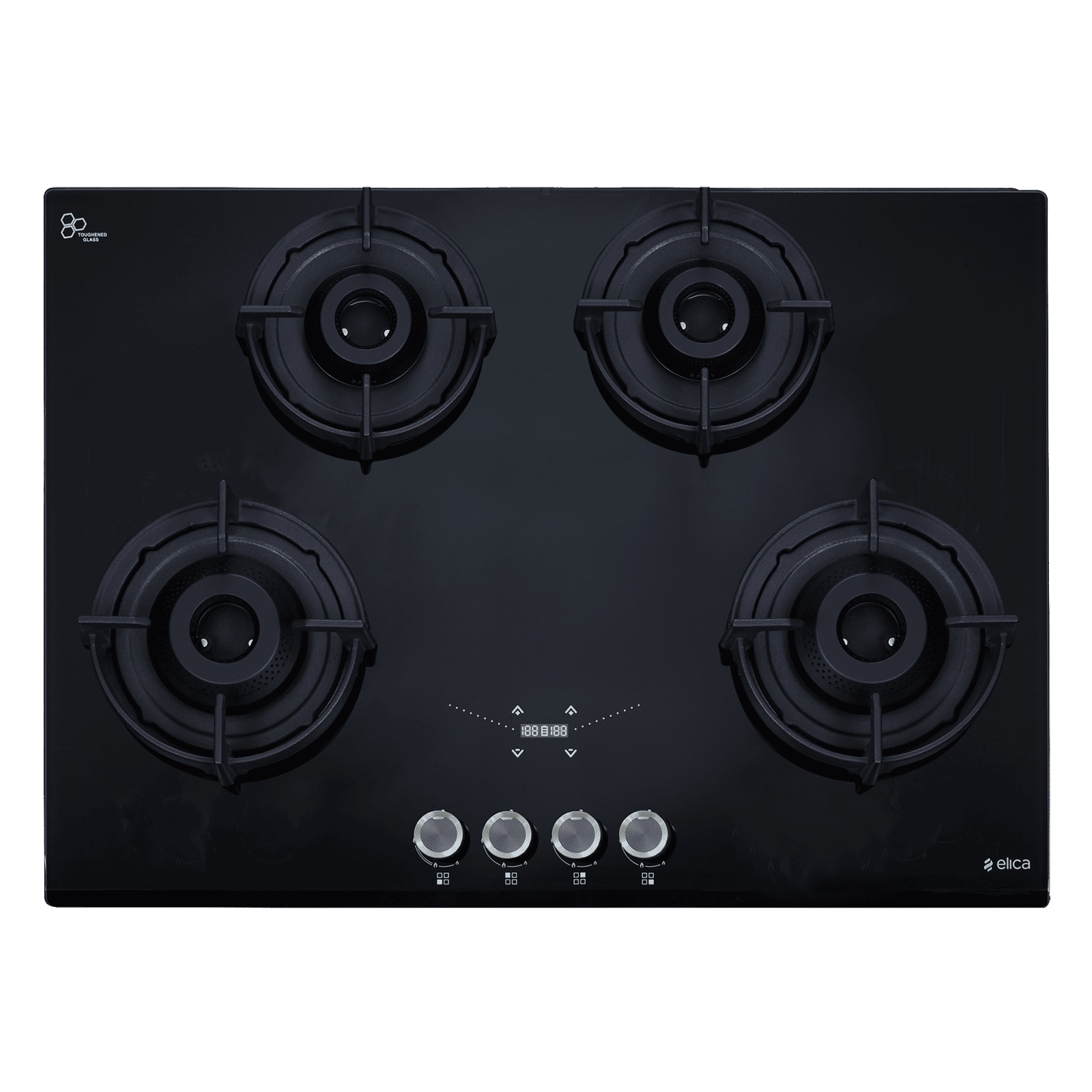 elica FLEXI TC 475 LOTUS IND HD BRASS FFD Toughened Glass Top 4 Burner Automatic Hob (Flame Failure Device, Black) elica FLEXI TC 475 LOTUS IND HD BRASS FFD Toughened Glass Top 4 Burner Automatic Hob (Flame Failure Device, Black)_1