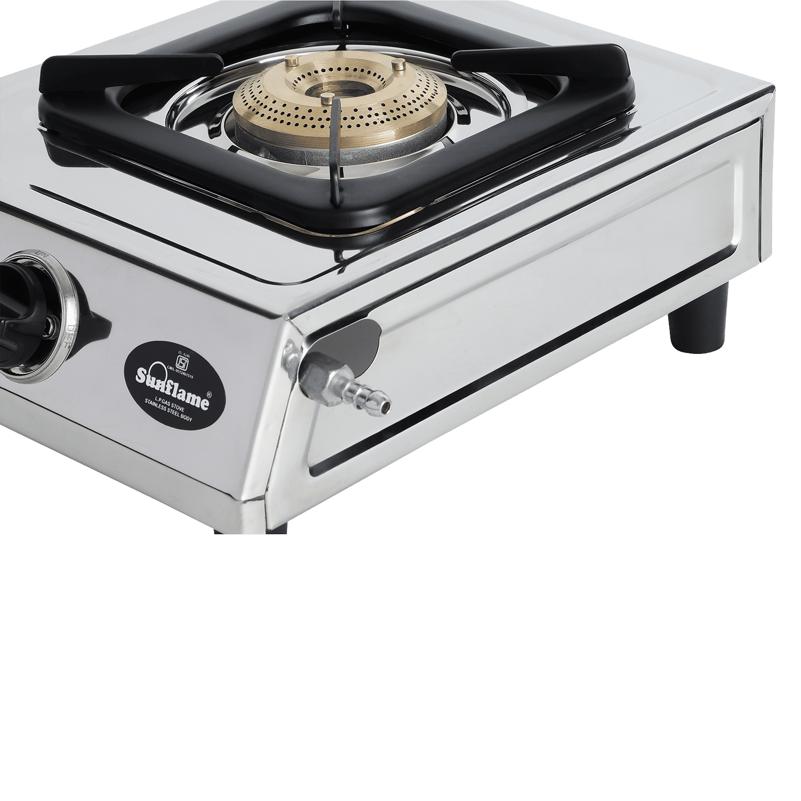 Sunflame DLX 1 Burner Manual Gas Stove (Heavy Pan Support, Silver) Sunflame DLX 1 Burner Manual Gas Stove (Heavy Pan Support, Silver)_8