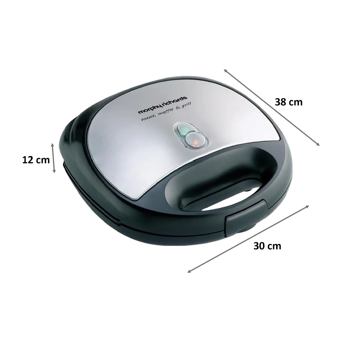 Morphy Richards 750 Watt 2 Slice Sandwich Maker (SM 3006 (TWG), Black) Morphy Richards 750 Watt 2 Slice Sandwich Maker (SM 3006 (TWG), Black)_2