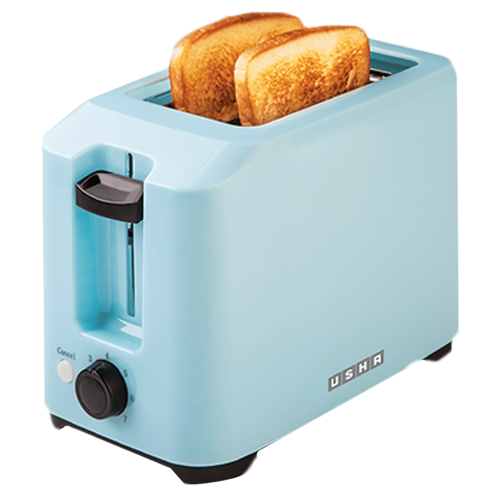 USHA PT 3720 700W 2 Slice Pop-Up Toaster with Plastic Shock Proof Body (Ice Blue)_8