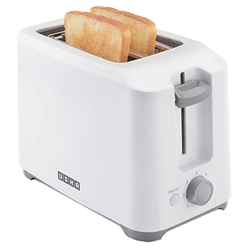 USHA PT 3720 700W 2 Slice Pop-Up Toaster with Plastic Shock Proof Body (White) USHA PT 3720 700W 2 Slice Pop-Up Toaster with Plastic Shock Proof Body (White)_10