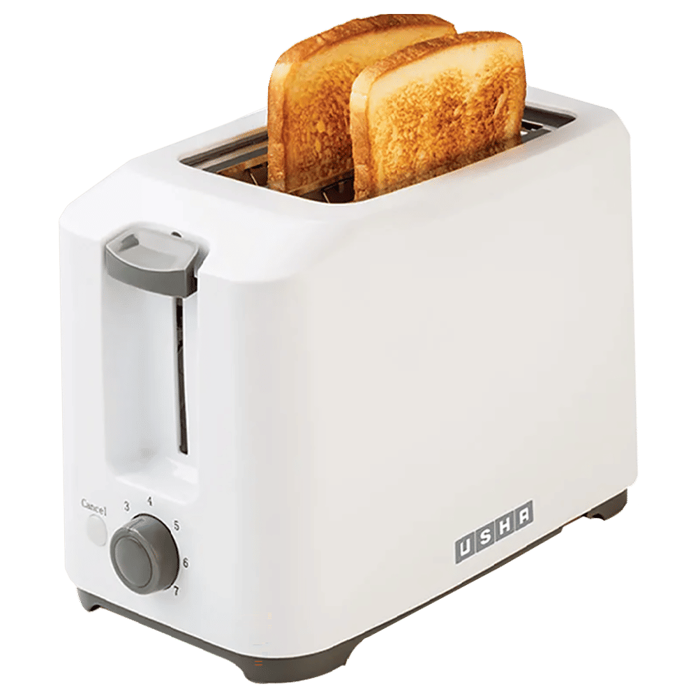 USHA PT 3720 700W 2 Slice Pop-Up Toaster with Plastic Shock Proof Body (White) USHA PT 3720 700W 2 Slice Pop-Up Toaster with Plastic Shock Proof Body (White)_12