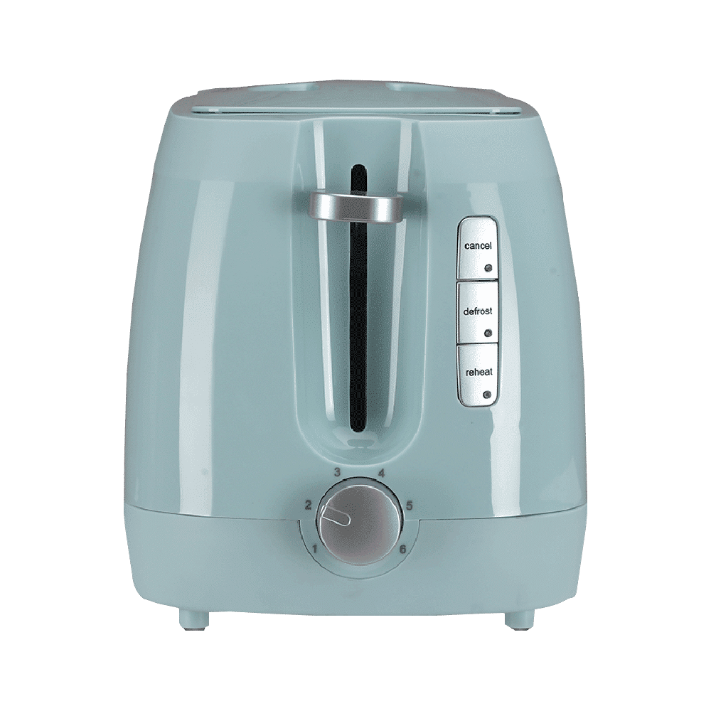 Croma 800W 2 Slice Pop-Up Toaster with Removable Crumb Tray (Green)_5