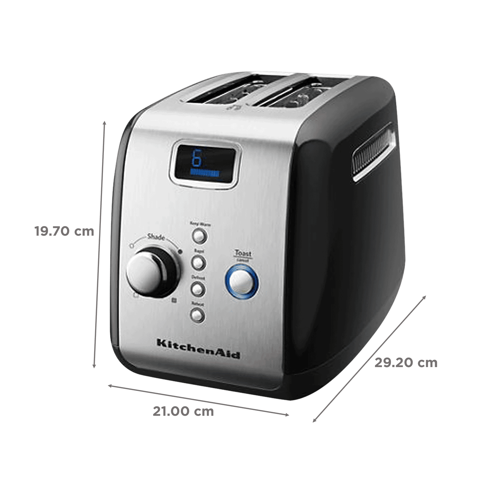 KitchenAid 1100W 2 Slice Pop-Up Toaster with Auto Shut Off Function (Empire Red) KitchenAid 1100W 2 Slice Pop-Up Toaster with Auto Shut Off Function (Empire Red)_2