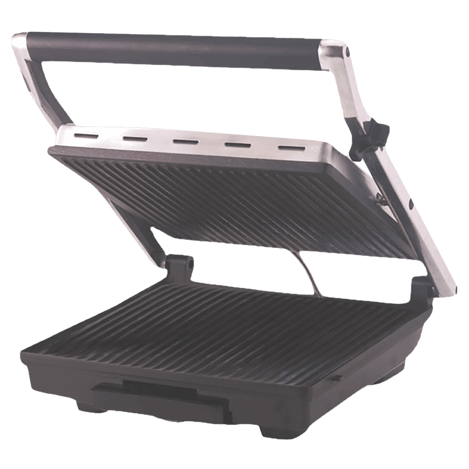 BOROSIL SuperJumbo 2000W 4 Slice Sandwich Maker with Oil Drip Collector Tray (Silver)_6
