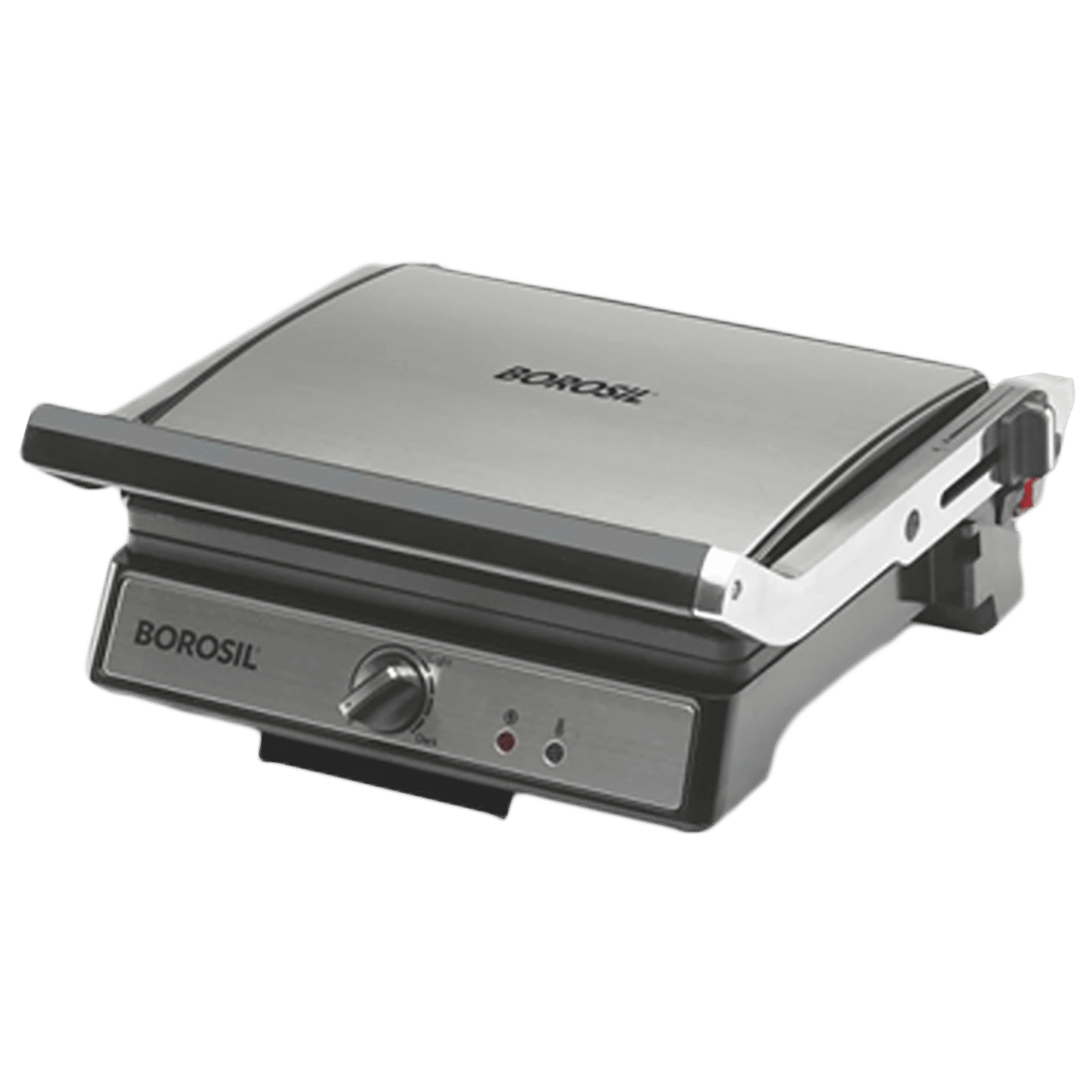 BOROSIL SuperJumbo 2000W 4 Slice Sandwich Maker with Oil Drip Collector Tray (Silver)_1
