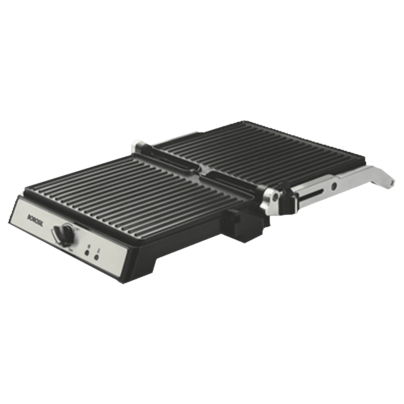BOROSIL SuperJumbo 2000W 4 Slice Sandwich Maker with Oil Drip Collector Tray (Silver)_4