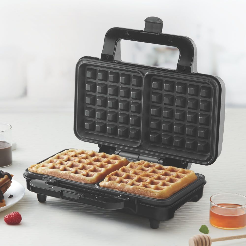 BOROSIL Neo 1000W 2 Slice Waffle Maker with Automatic Temperature Control (Silver)_6