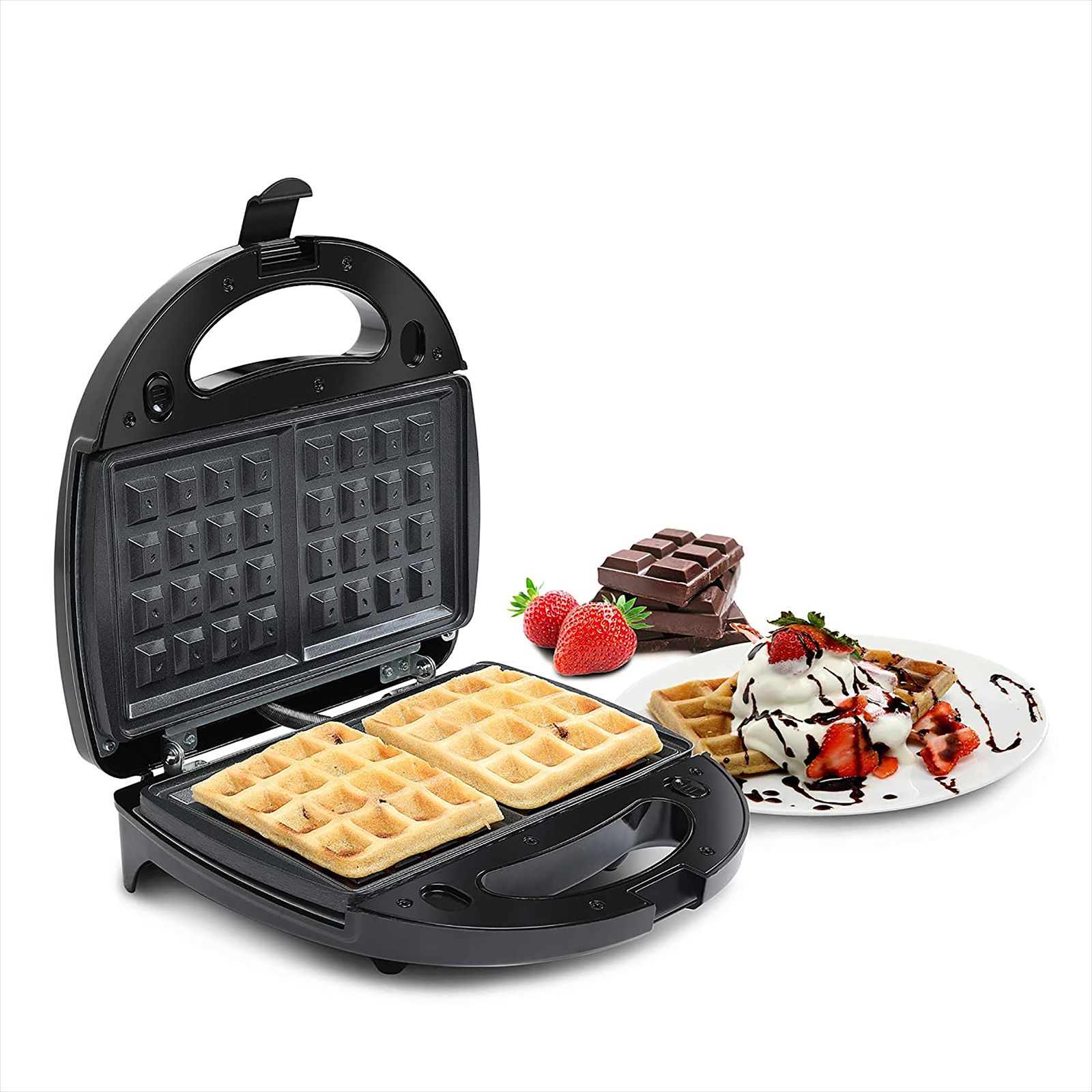 Russell Hobbs RST750M3 750W 2 Slice 3-in-1 Sandwich Maker with Detachable Multi-Plate (Black & Silver) Russell Hobbs RST750M3 750W 2 Slice 3-in-1 Sandwich Maker with Detachable Multi-Plate (Black & Silver)_7