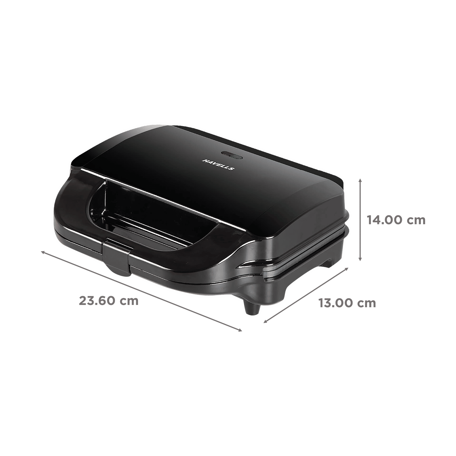 HAVELLS Big Fill 900W 2 Slice Sandwich Maker with Cool Touch Handle (Black) HAVELLS Big Fill 900W 2 Slice Sandwich Maker with Cool Touch Handle (Black)_2