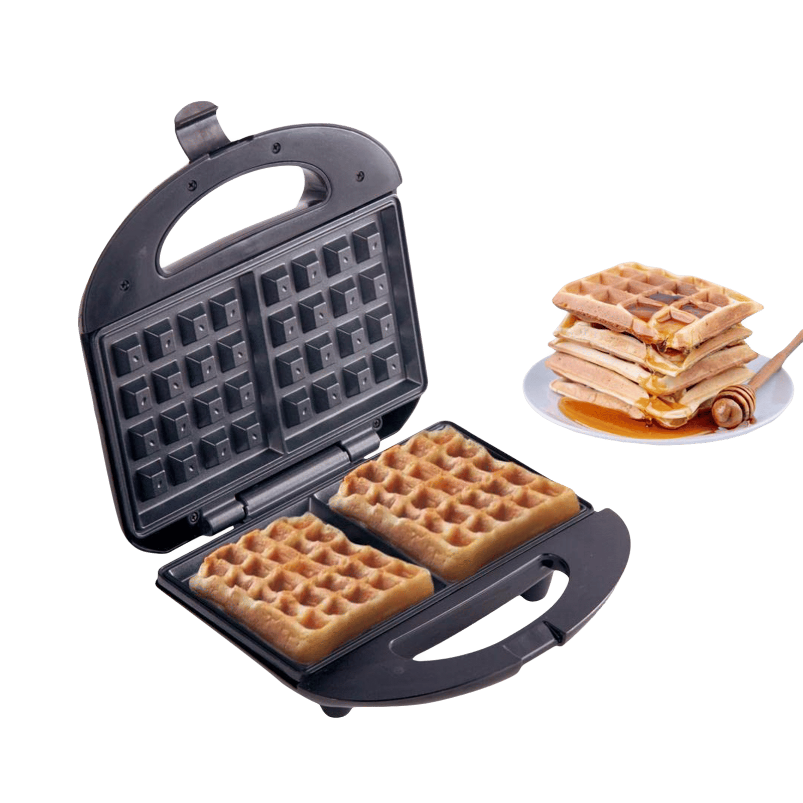 Lifelong LLWM105 750W 2 Slice Waffle Maker with Automatic Temperature Control (Black) Lifelong LLWM105 750W 2 Slice Waffle Maker with Automatic Temperature Control (Black)_12
