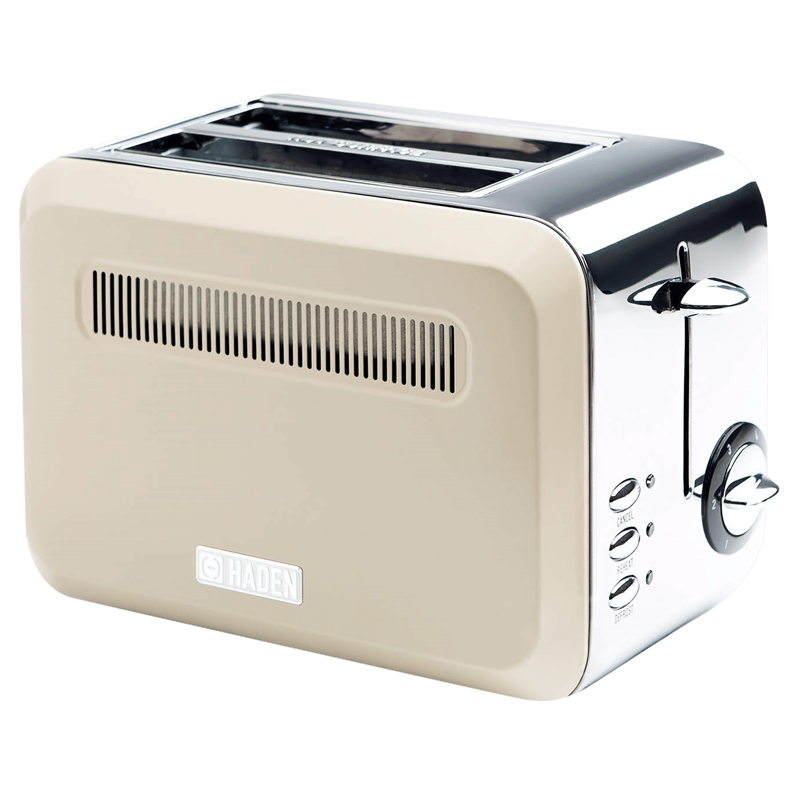 sabichi Haden Boston 815W 2 Slice Pop-Up Toaster with Chrome Base (Cream)_1