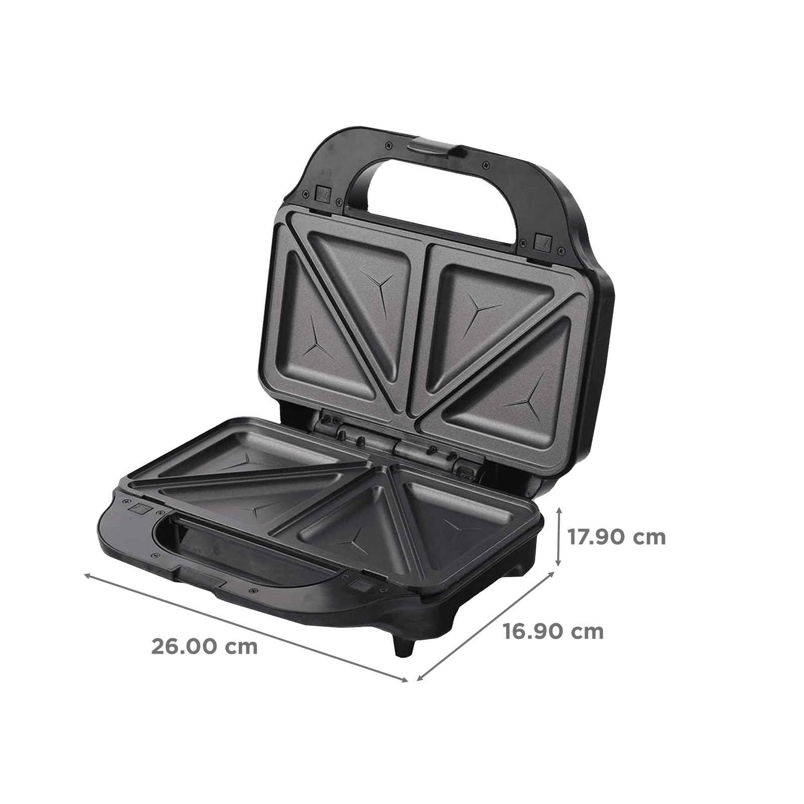 sabichi Haden Boston 815W 2 Slice Pop-Up Toaster with Chrome Base (Cream)_2