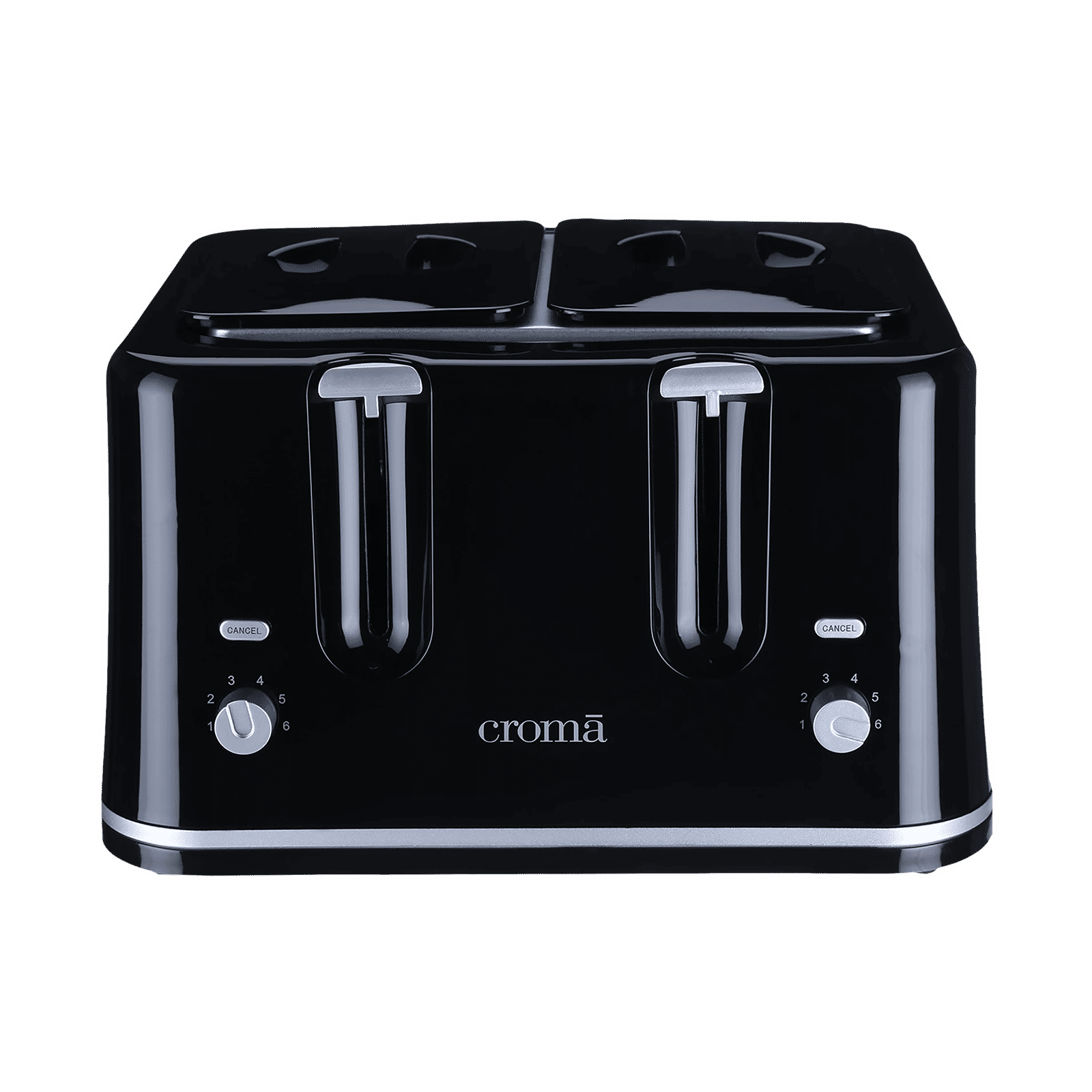 Croma 1740W 4 Slice Pop-Up Toaster with Removable Crumb Tray (Black)_1