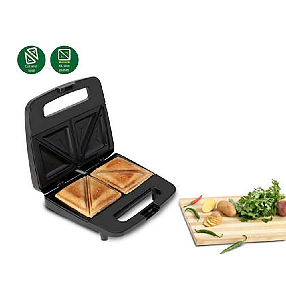 PHILIPS Viva Collection 700W 2 Slice Sandwich Maker with Secured Locking Mechanism (Black) PHILIPS Viva Collection 700W 2 Slice Sandwich Maker with Secured Locking Mechanism (Black)_8