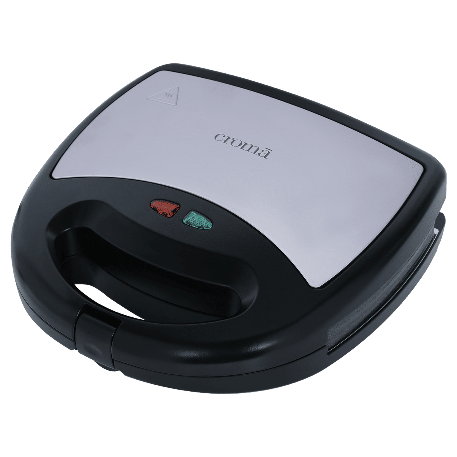 Croma 750W 2 Slice 2-in-1 Sandwich Maker with Cool Touch Handle (Black) Croma 750W 2 Slice 2-in-1 Sandwich Maker with Cool Touch Handle (Black)_1