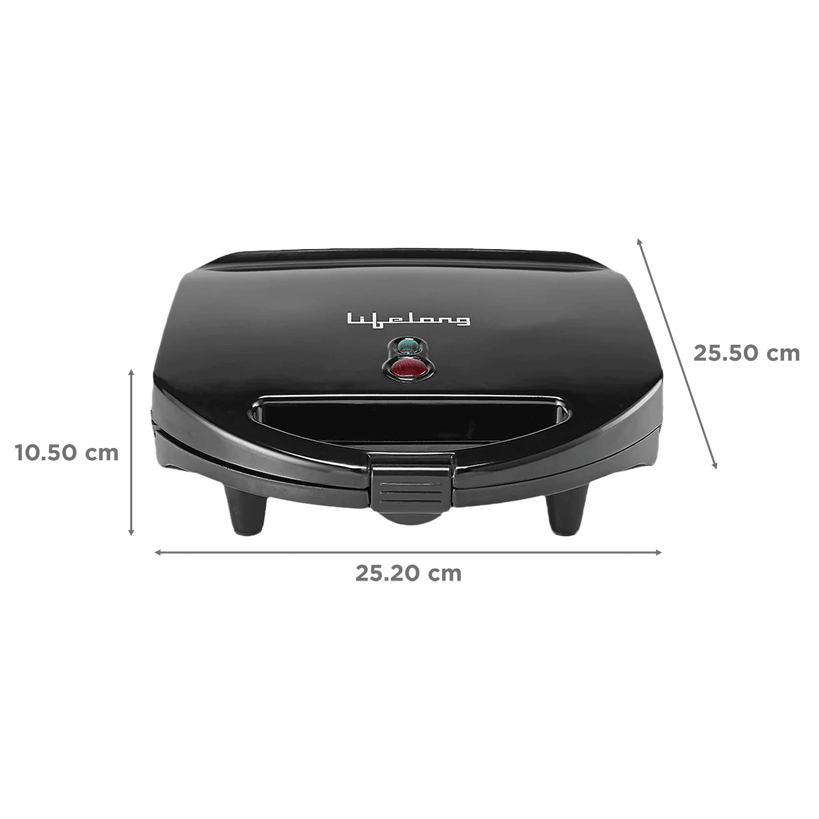 Lifelong LLSM120G 750W 4 Slice Sandwich Maker with Over Heat Protection (Black)_2