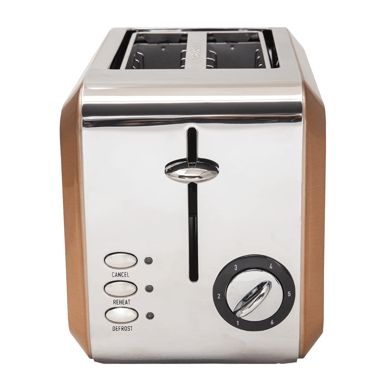 HADEN Boston Pyramid 980W 2 Slice Pop-Up Toaster with Removable Crumb Tray (Copper)_5