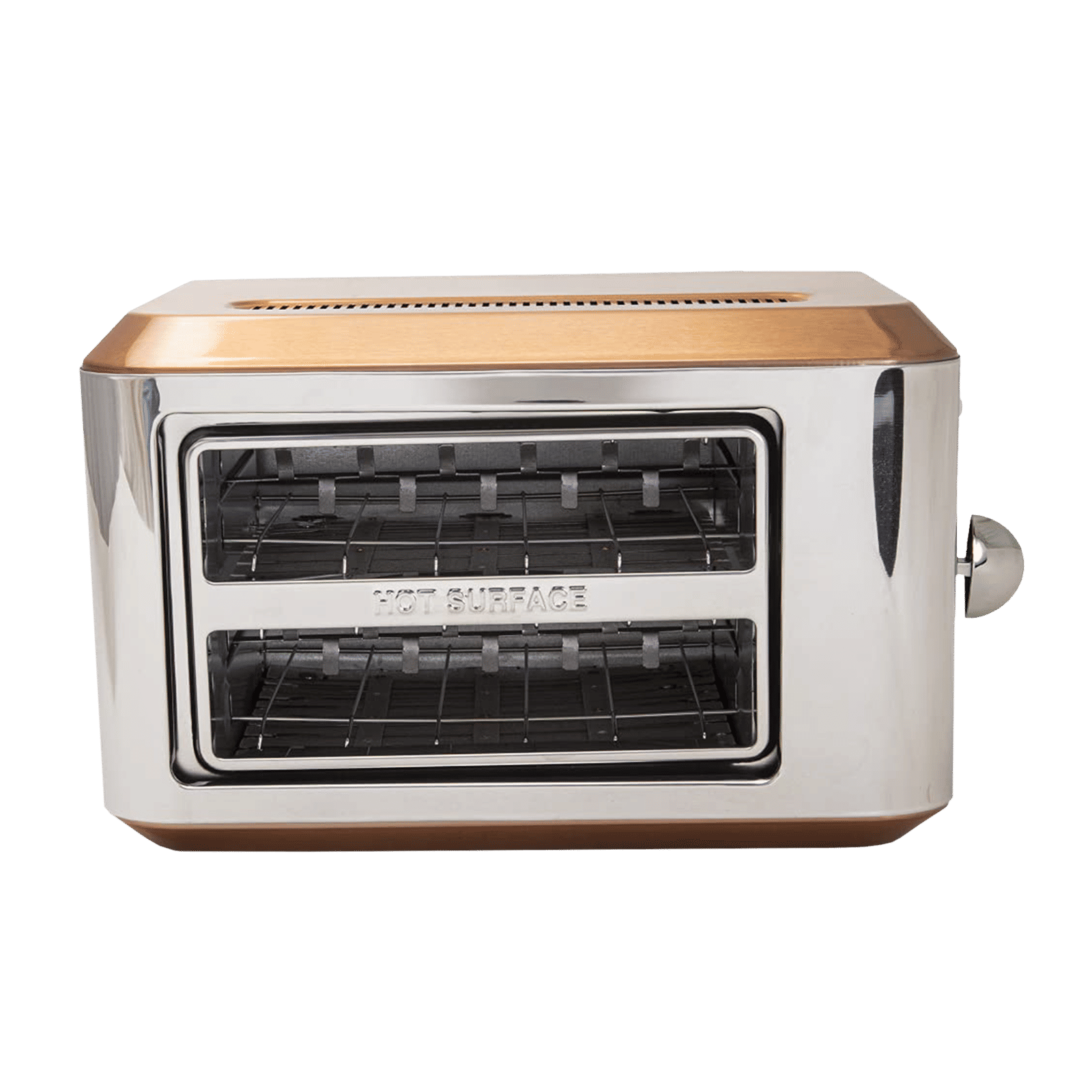 HADEN Boston Pyramid 980W 2 Slice Pop-Up Toaster with Removable Crumb Tray (Copper)_6