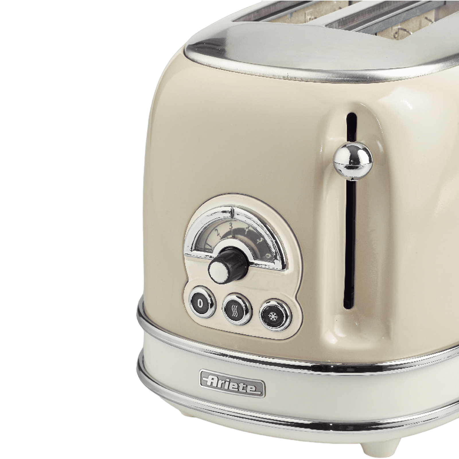 Ariete Vintage 810W 2 Slice Pop-Up Toaster with 6 Different Toasting Levels (Beige)_2