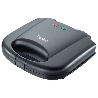 Prestige PGMFB 800W 2 Slice Sandwich Maker with Indicator Light (Black)