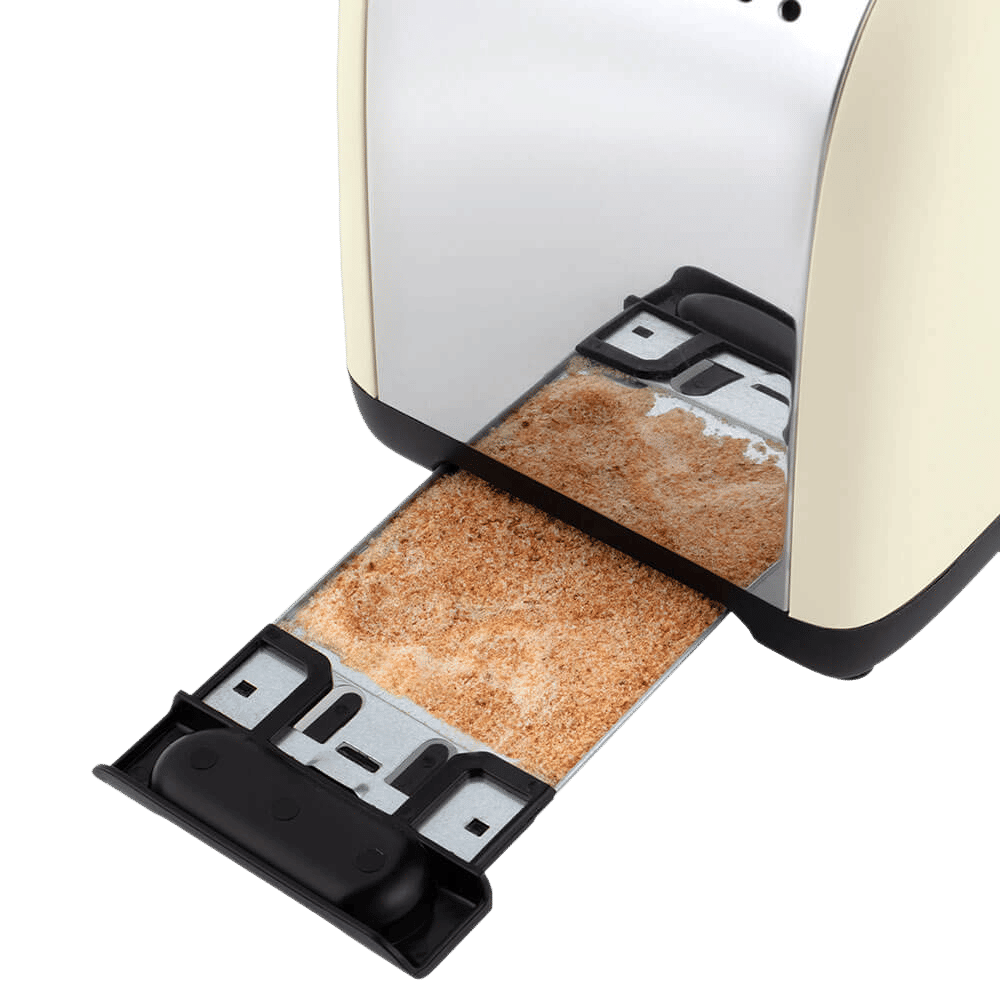 Russell Hobbs Colours Plus 1600W 2 Slice Pop-Up Toaster with Browning Levels (Cream)_6