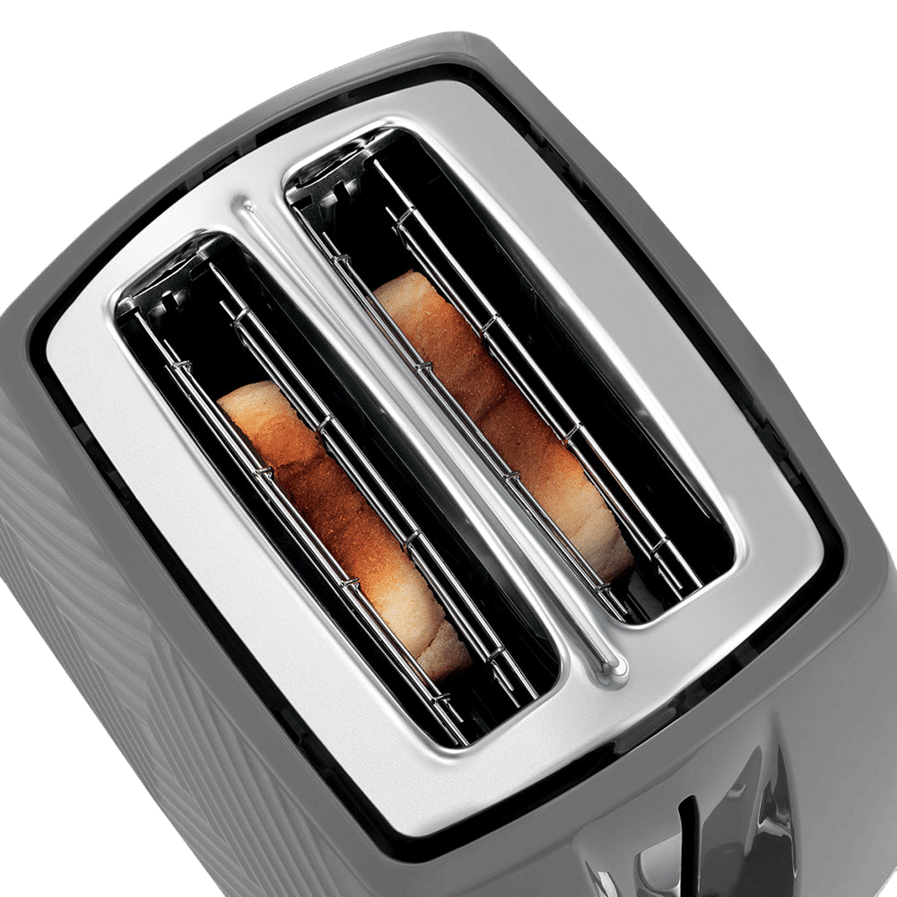 Russell Hobbs Groove 850W 2 Slice Pop-up Toaster with 6 Temperature Settings (Grey) Russell Hobbs Groove 850W 2 Slice Pop-up Toaster with 6 Temperature Settings (Grey)_4