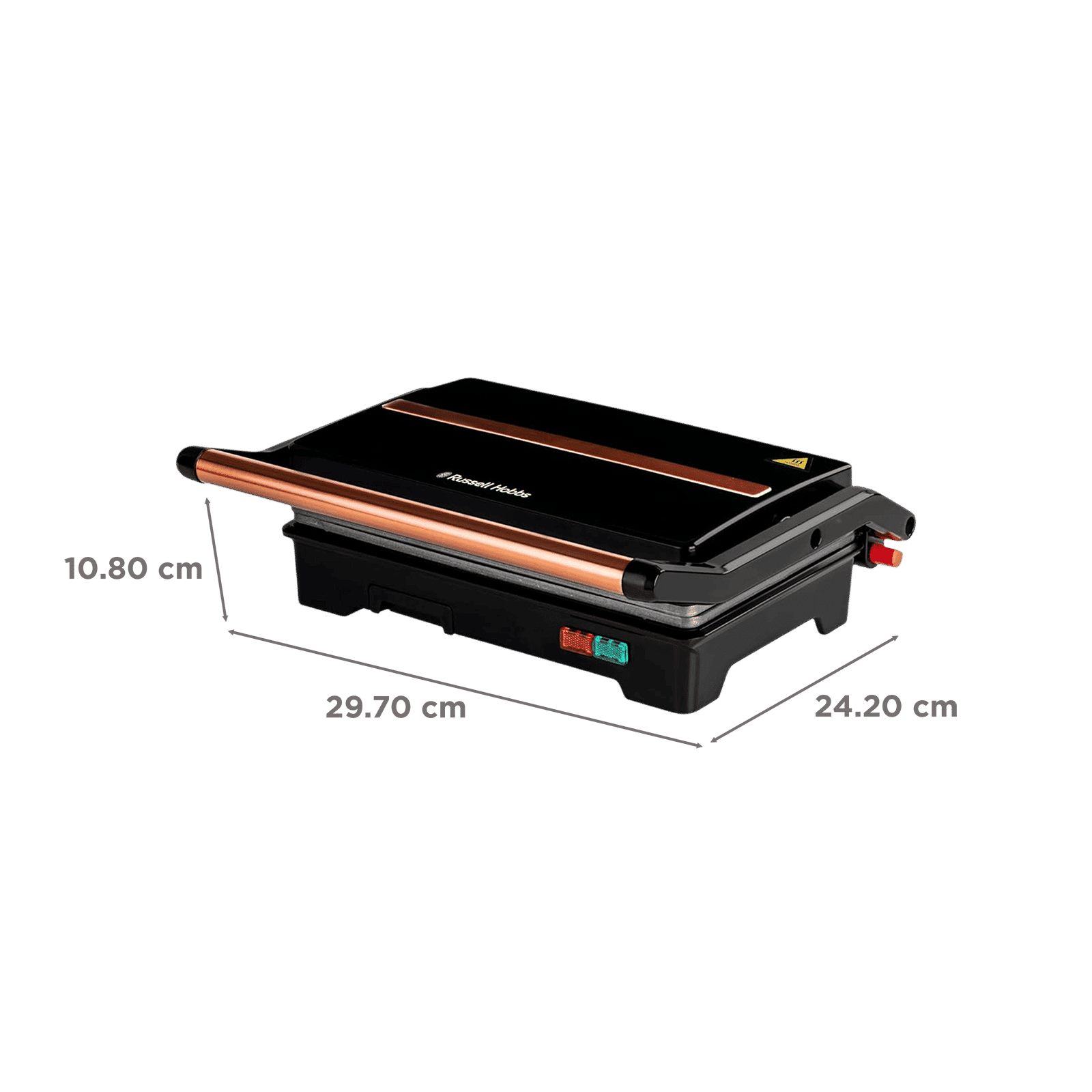 Russell Hobbs GrillMaster 900W 2 Slice Sandwich Maker with Overheat Protection (Black) Russell Hobbs GrillMaster 900W 2 Slice Sandwich Maker with Overheat Protection (Black)_2