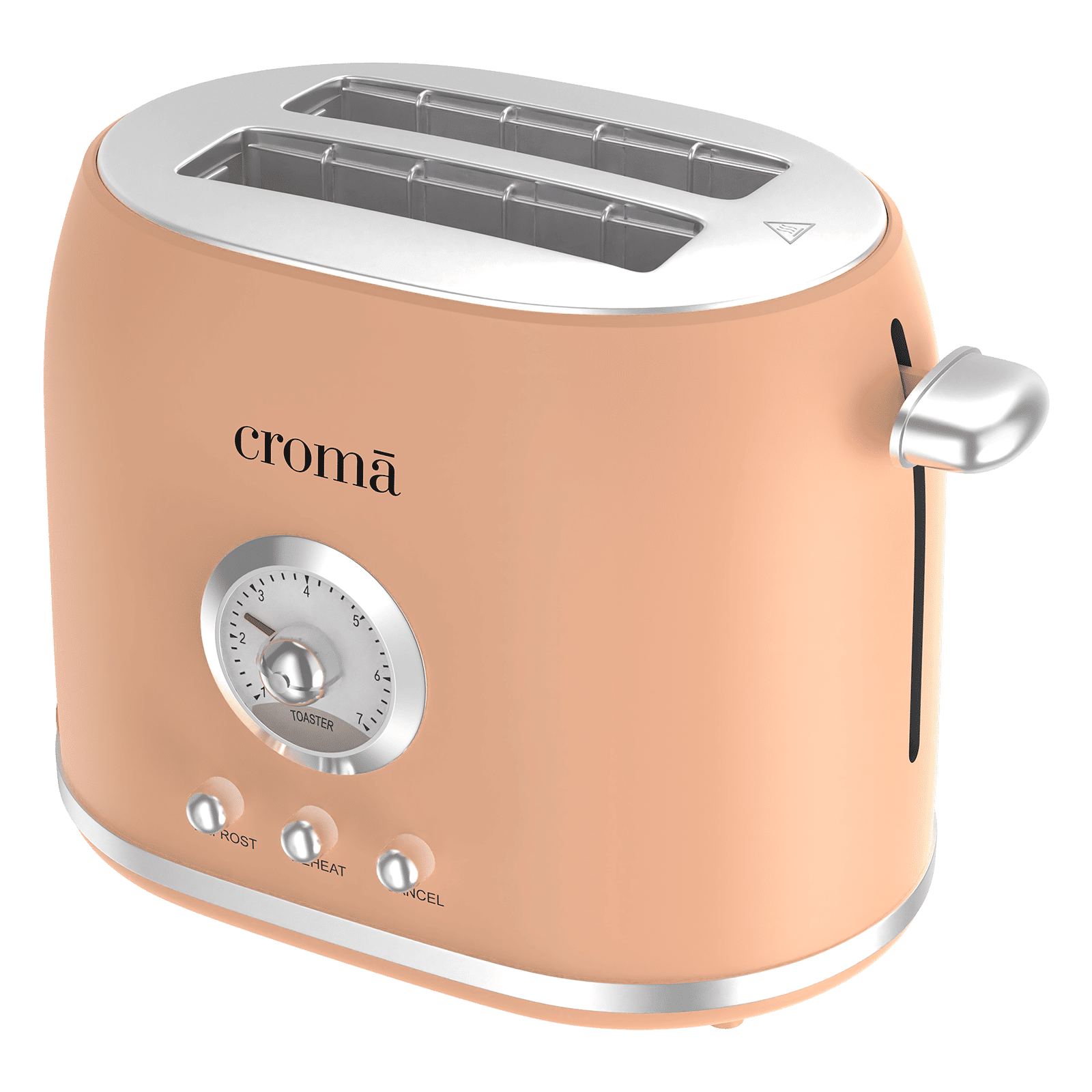 Croma 800W 2 Slice Pop-Up Toaster with Removable Crumb Tray (Peach) Croma 800W 2 Slice Pop-Up Toaster with Removable Crumb Tray (Peach)_12